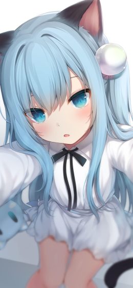 动漫女孩｜猫女孩｜蓝眼睛