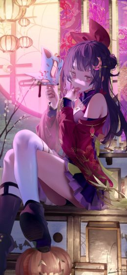 纵向显示｜动漫女孩｜鞋悬垂