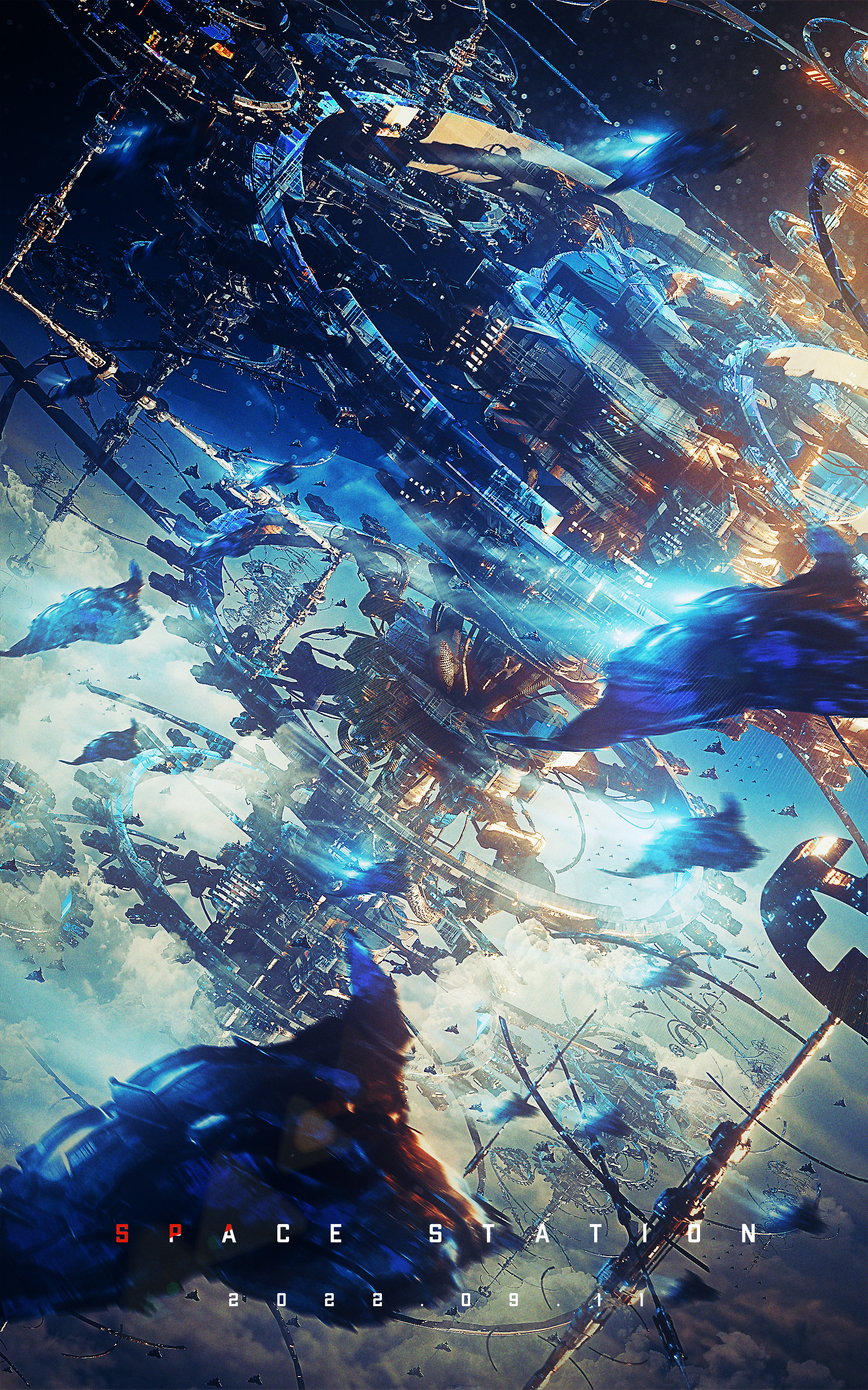 空间站｜概念艺术｜空间