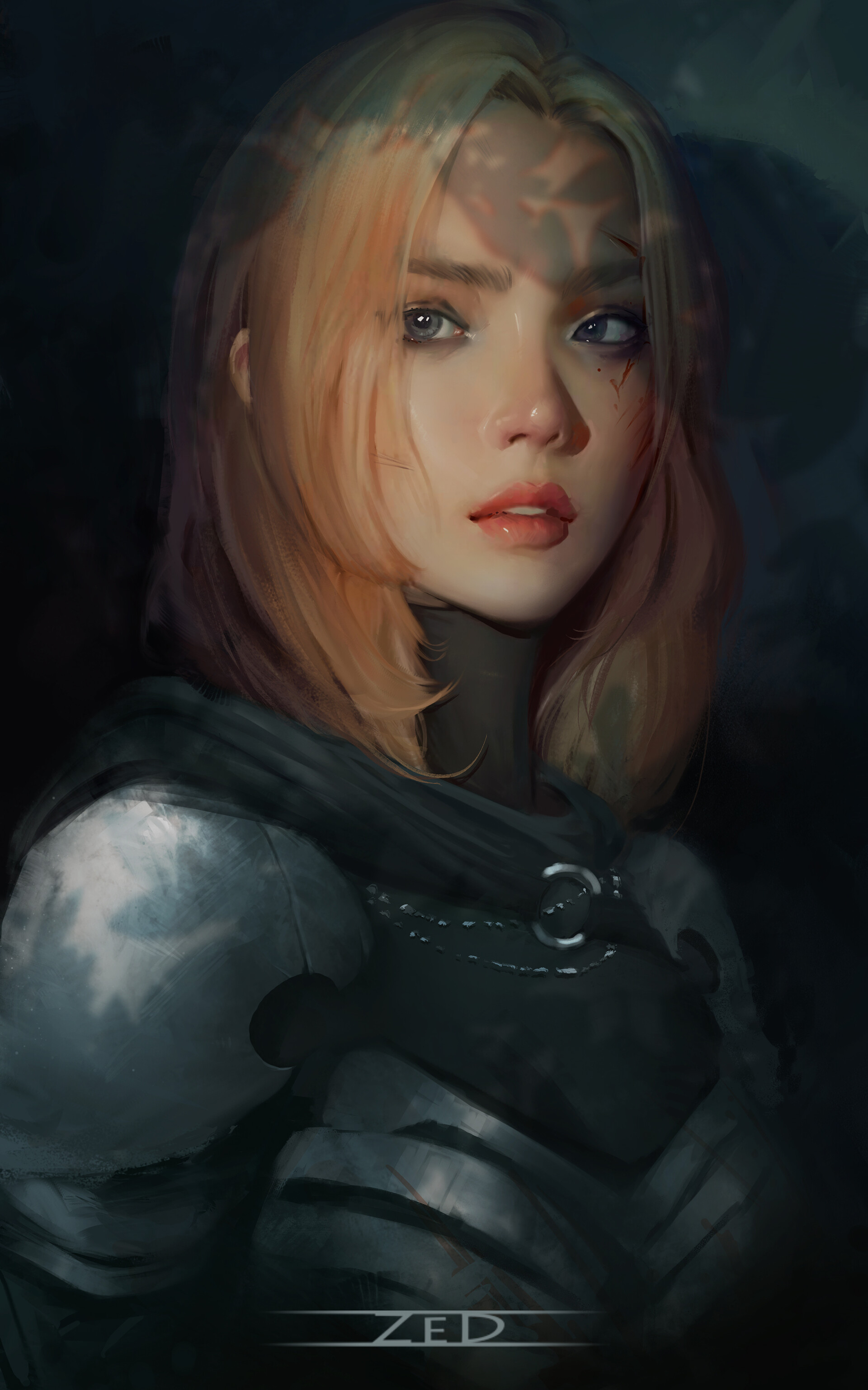 金发女郎｜女性｜绘画