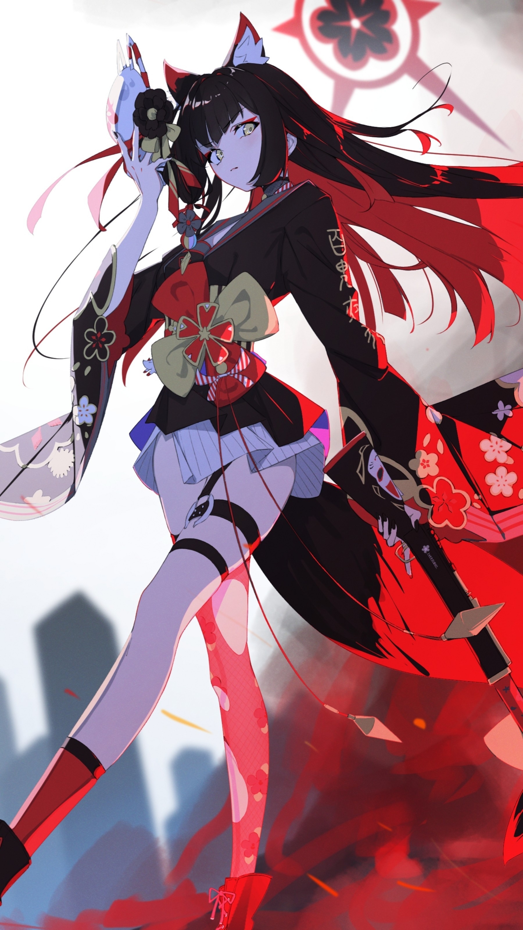 小坂若茂蓝色档案馆｜腿｜动漫