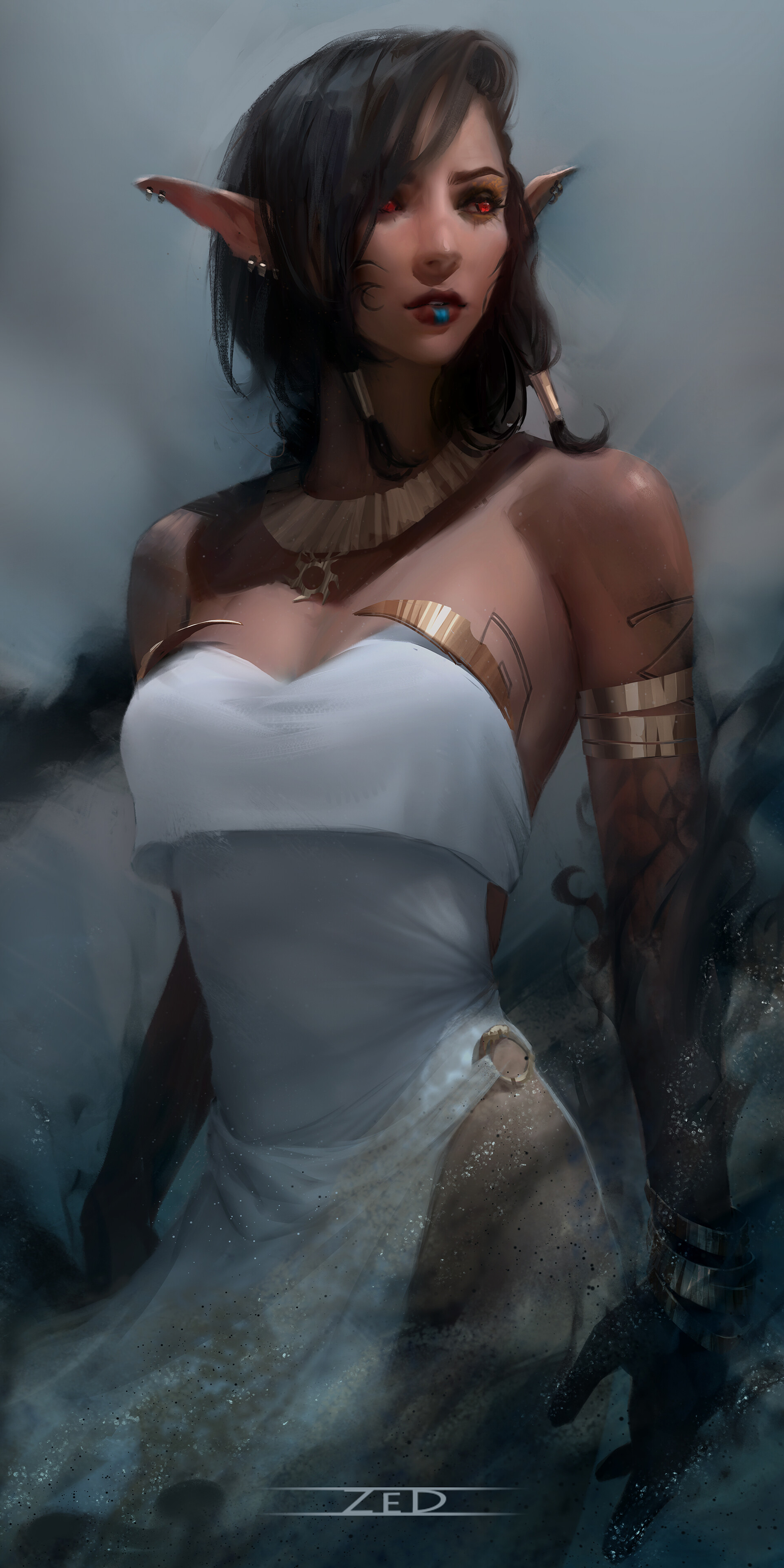 红眼睛｜女性｜精灵