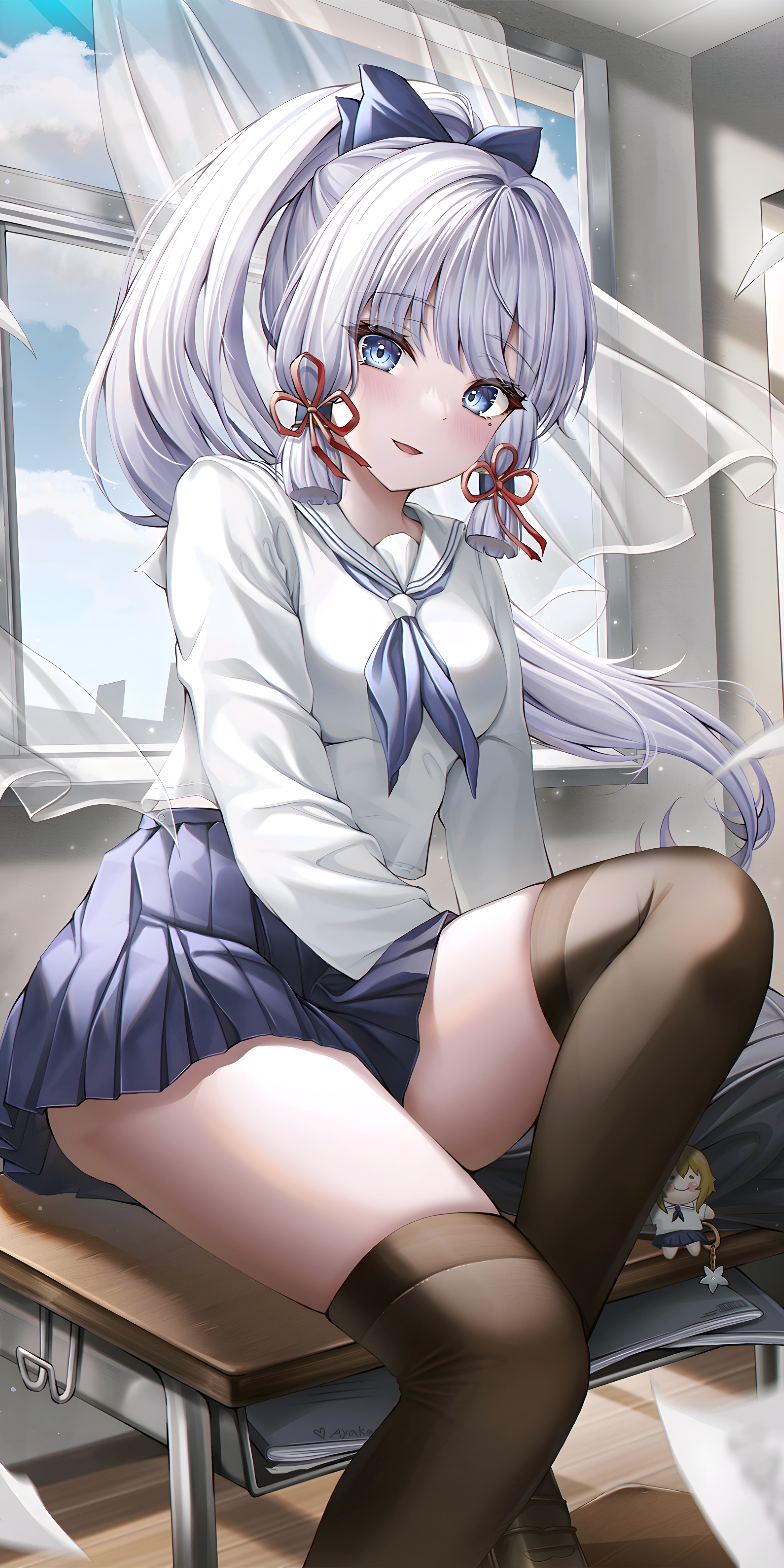 动漫女孩｜原神冲击｜上里绫香原神冲击