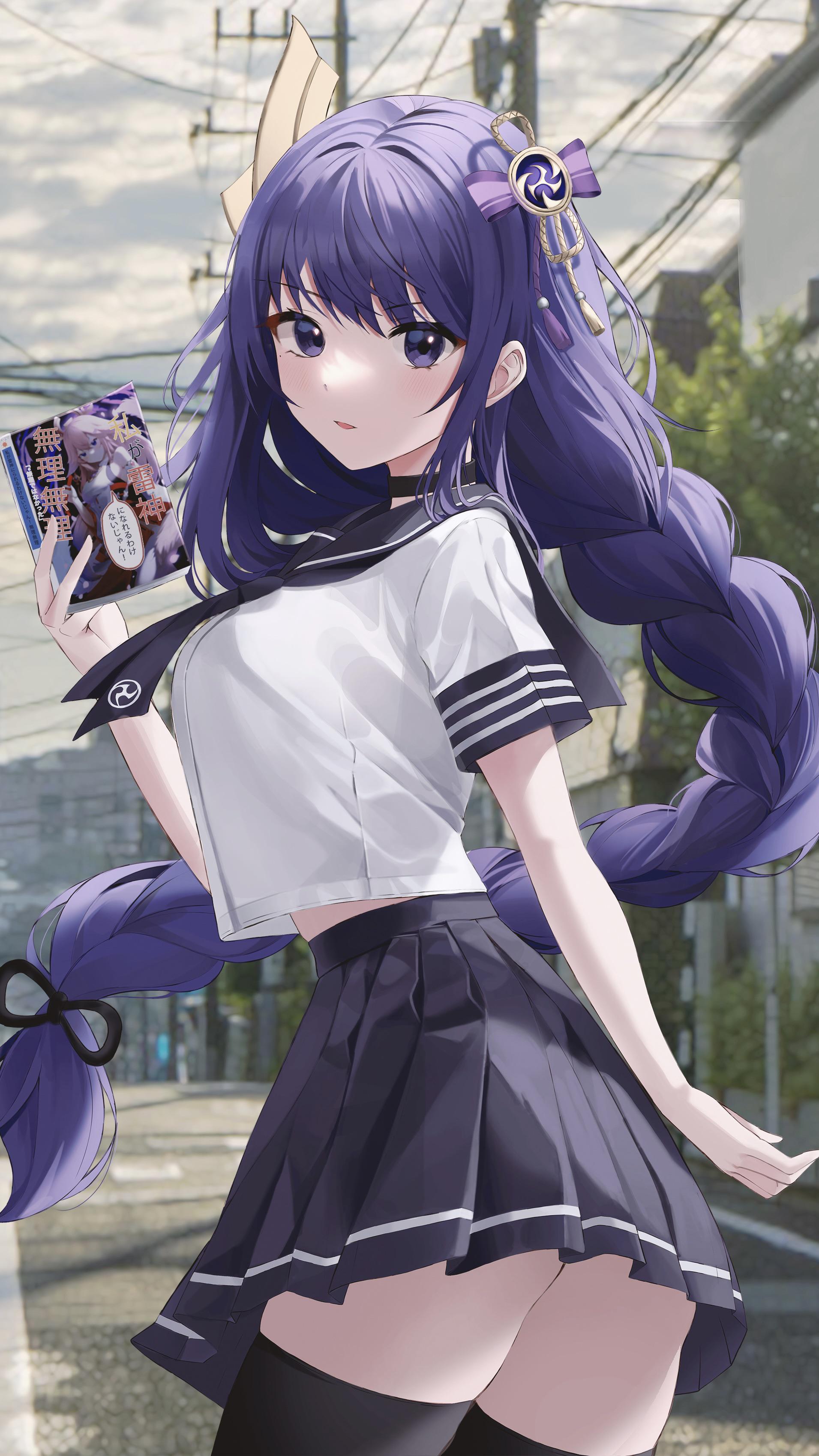 雷电将军原神冲击｜动漫女孩｜动漫