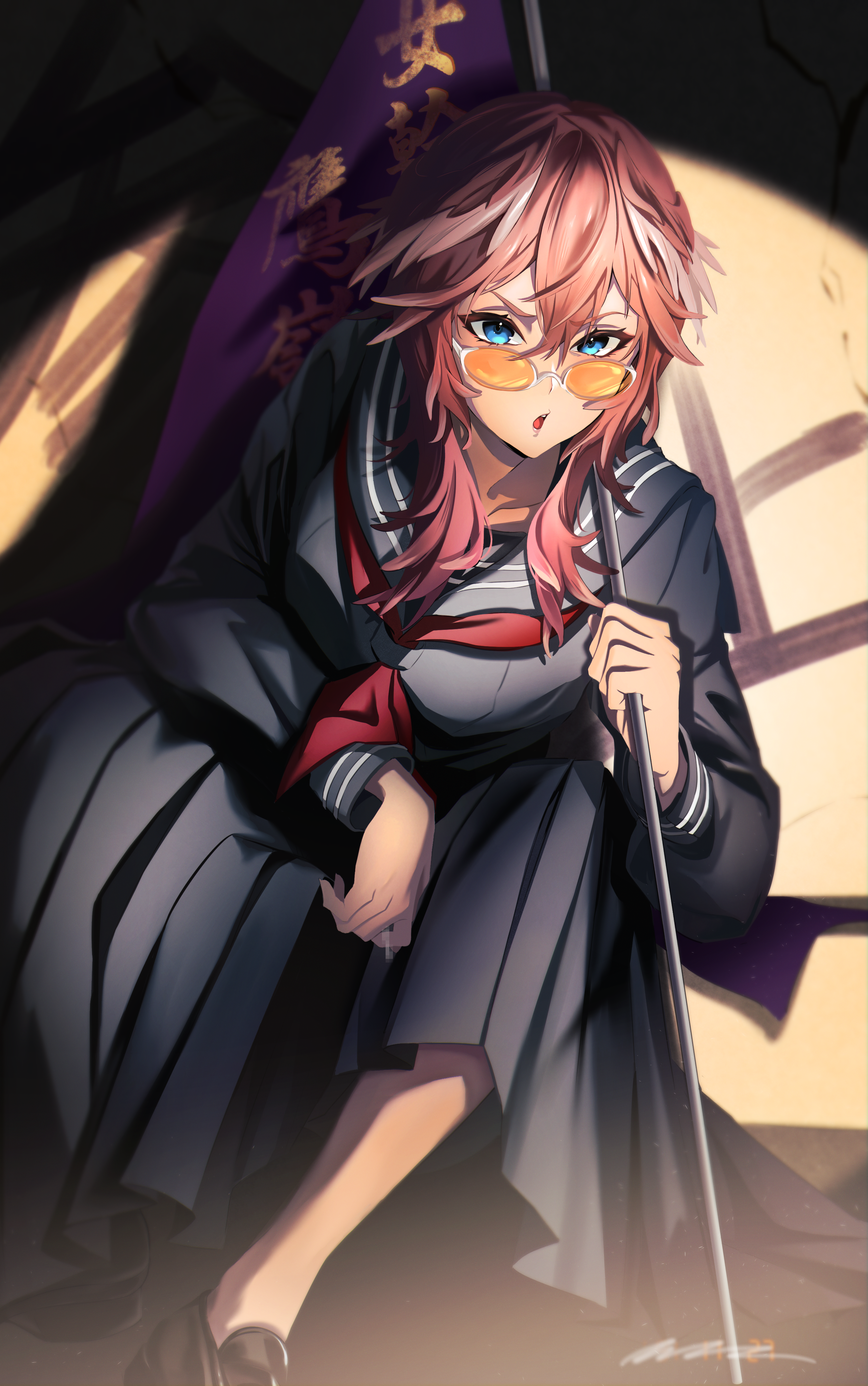 动漫｜校服｜动漫女孩