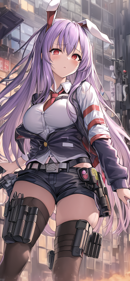 兔子耳朵｜红眼睛｜紫色的眼睛