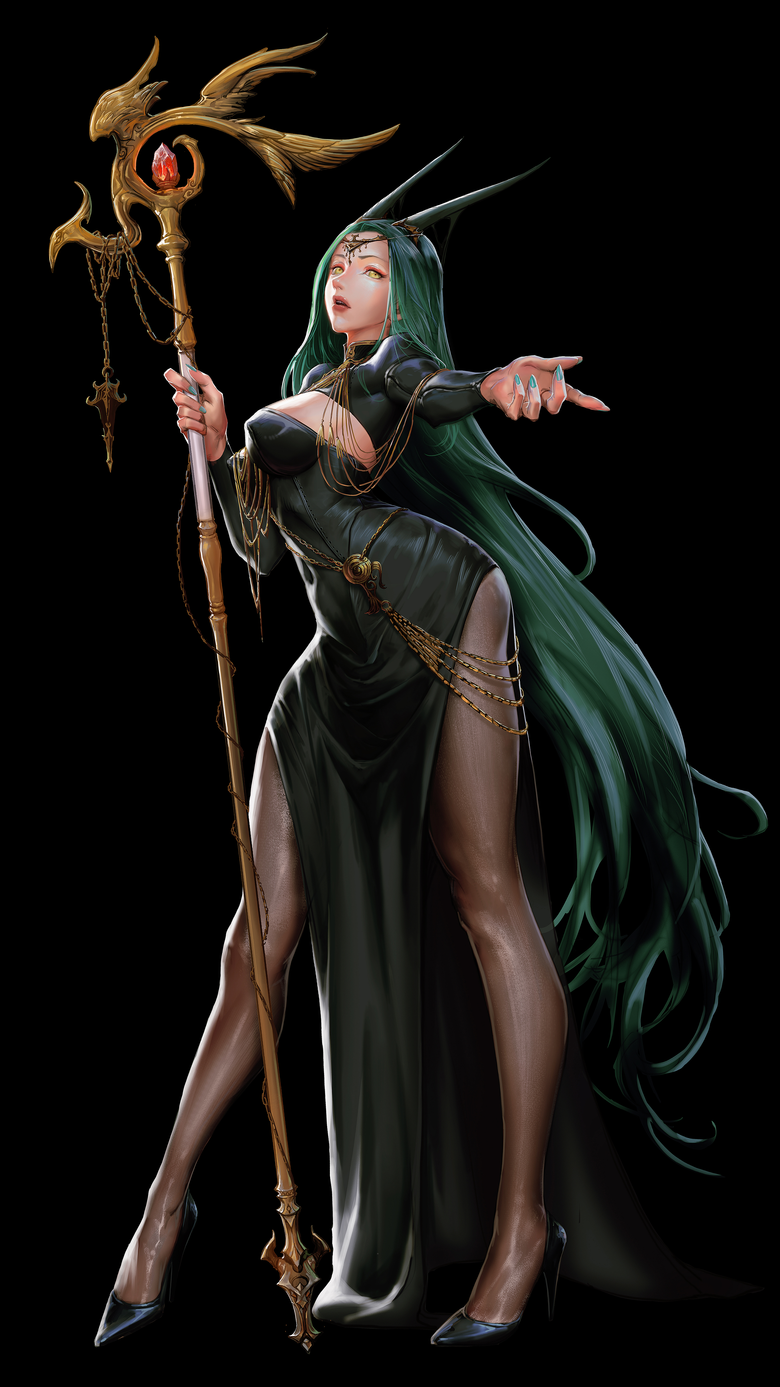 黄眼睛｜幻想女孩｜羊灭灭一