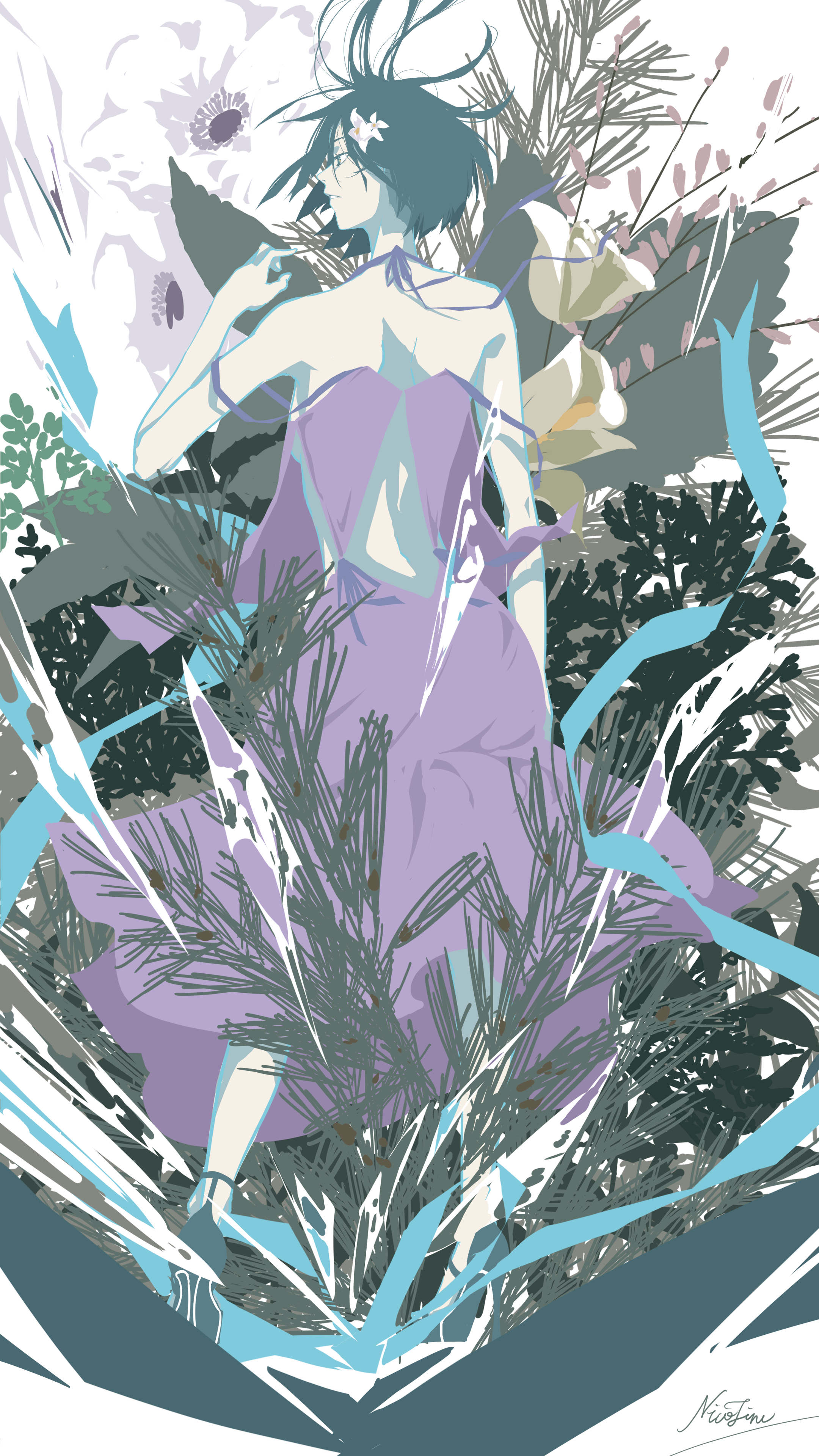 极简主义｜妮可·蒂娜｜动漫女孩