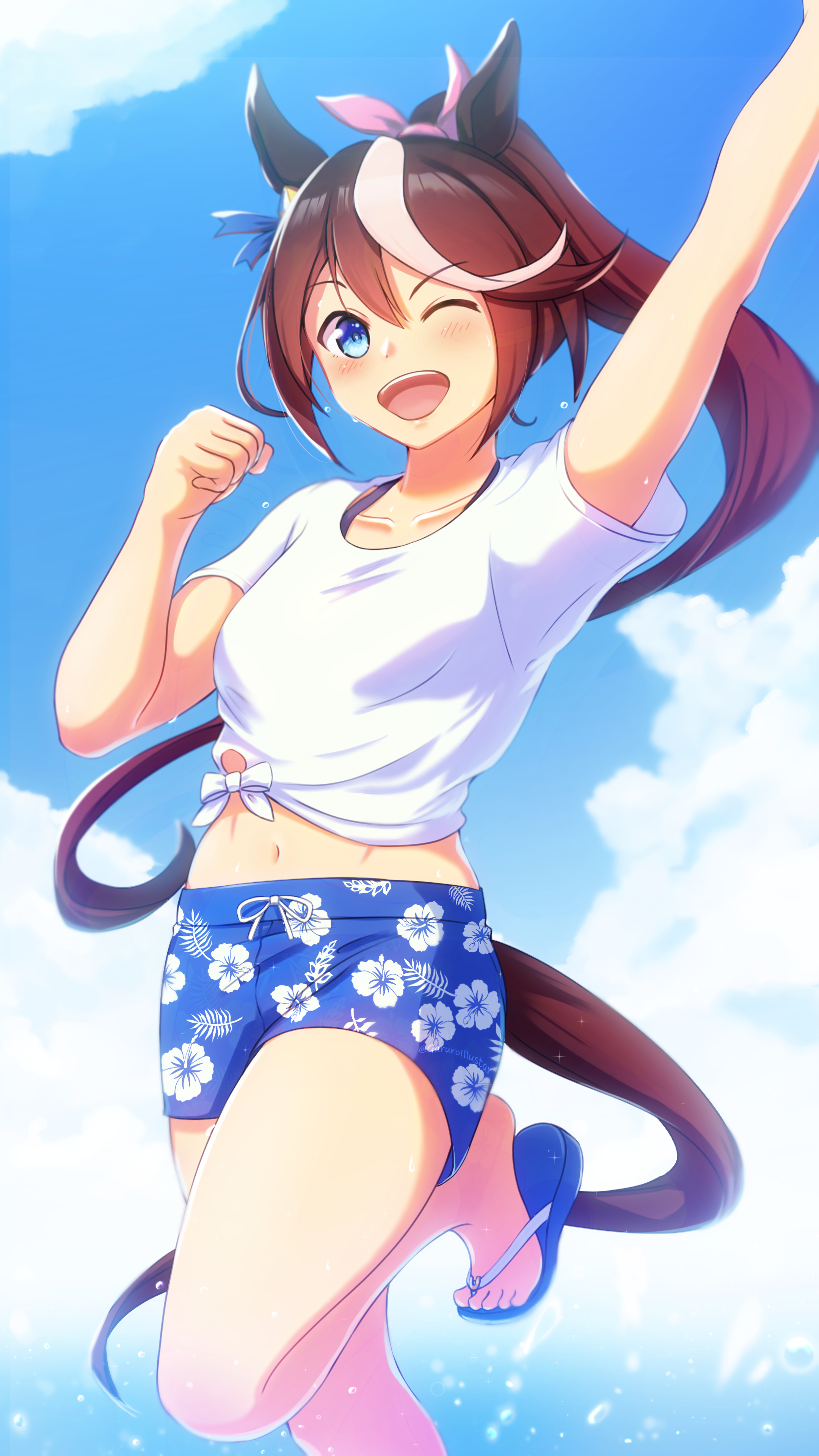 动漫女孩｜马女孩｜乌玛娘漂亮德比