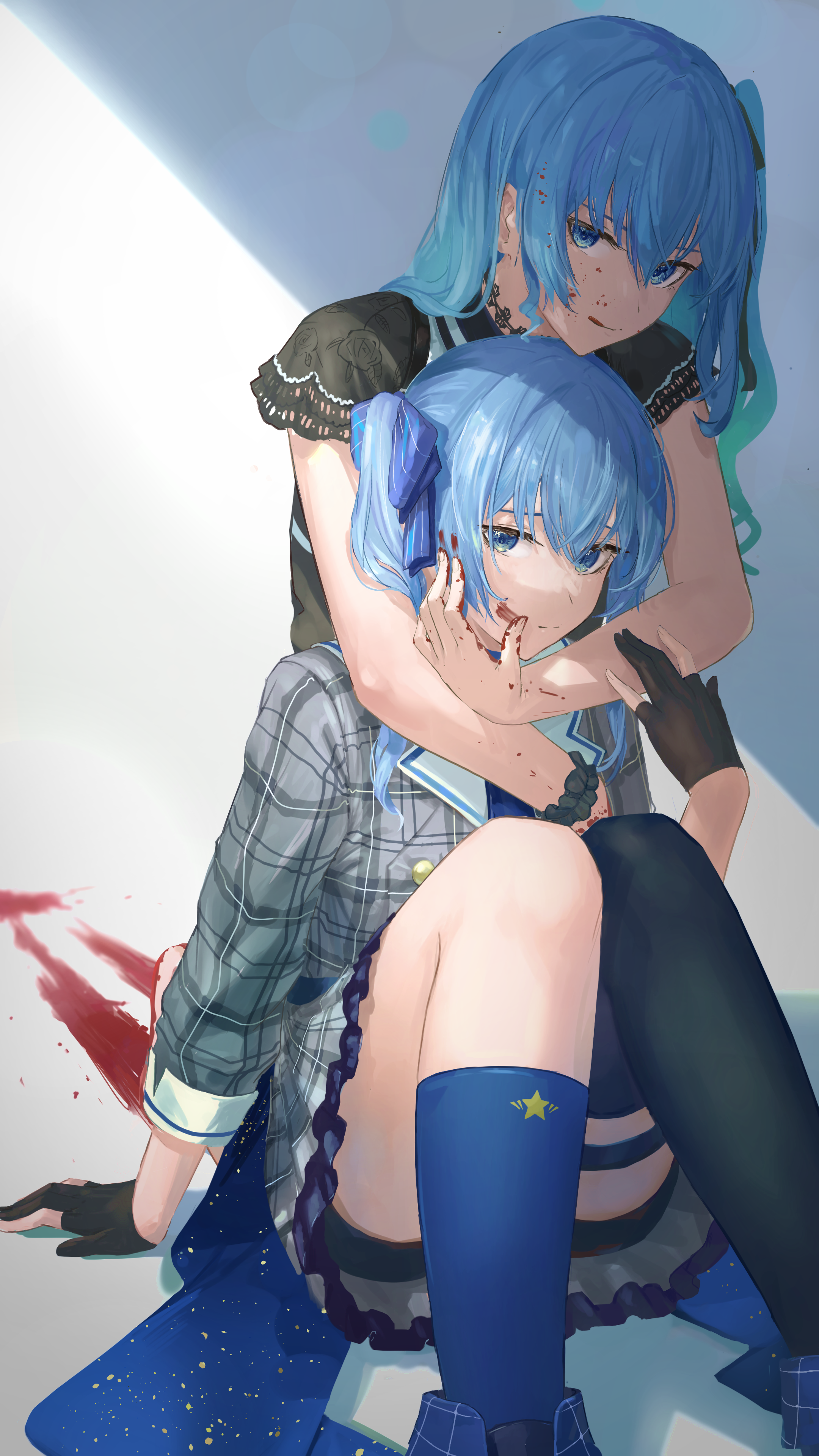 全息直播｜蓝色头发｜星町水成