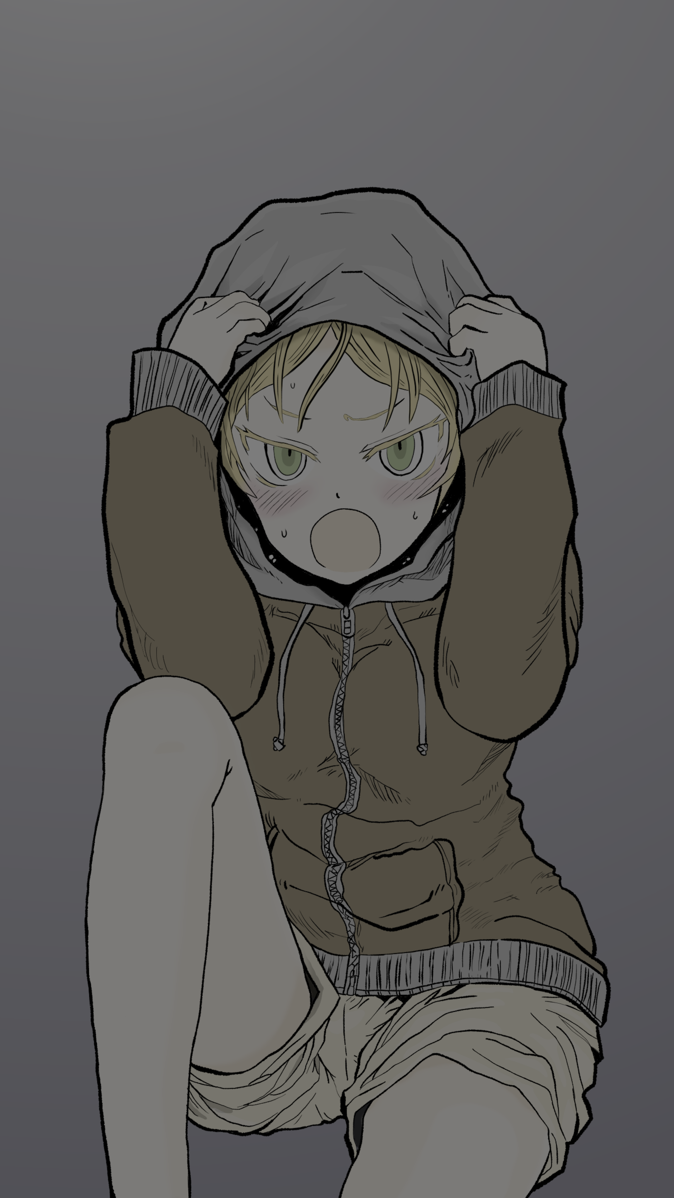 动漫女孩｜白色背景｜埃尔福