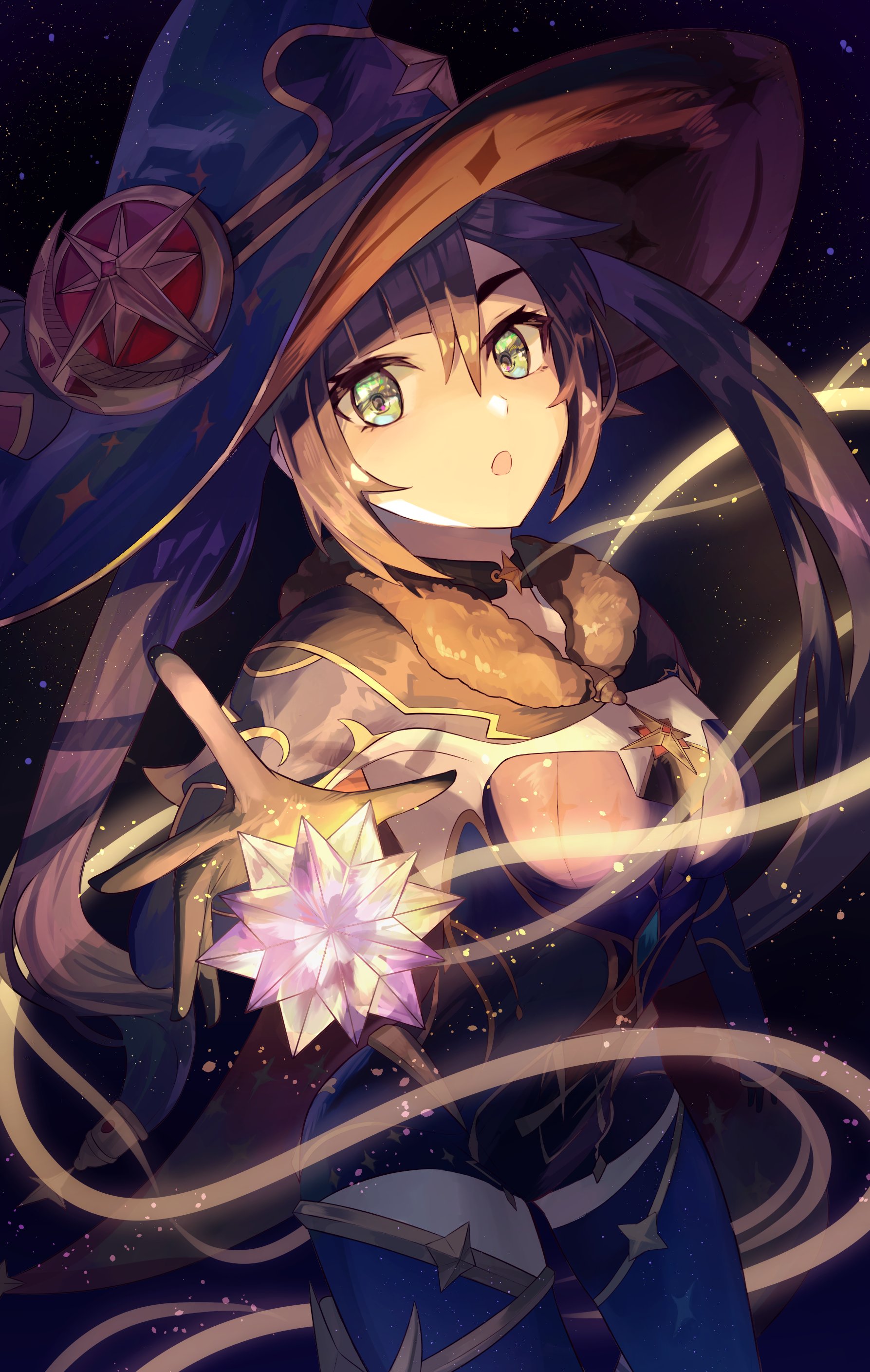 动漫女孩｜女巫帽｜原神冲击