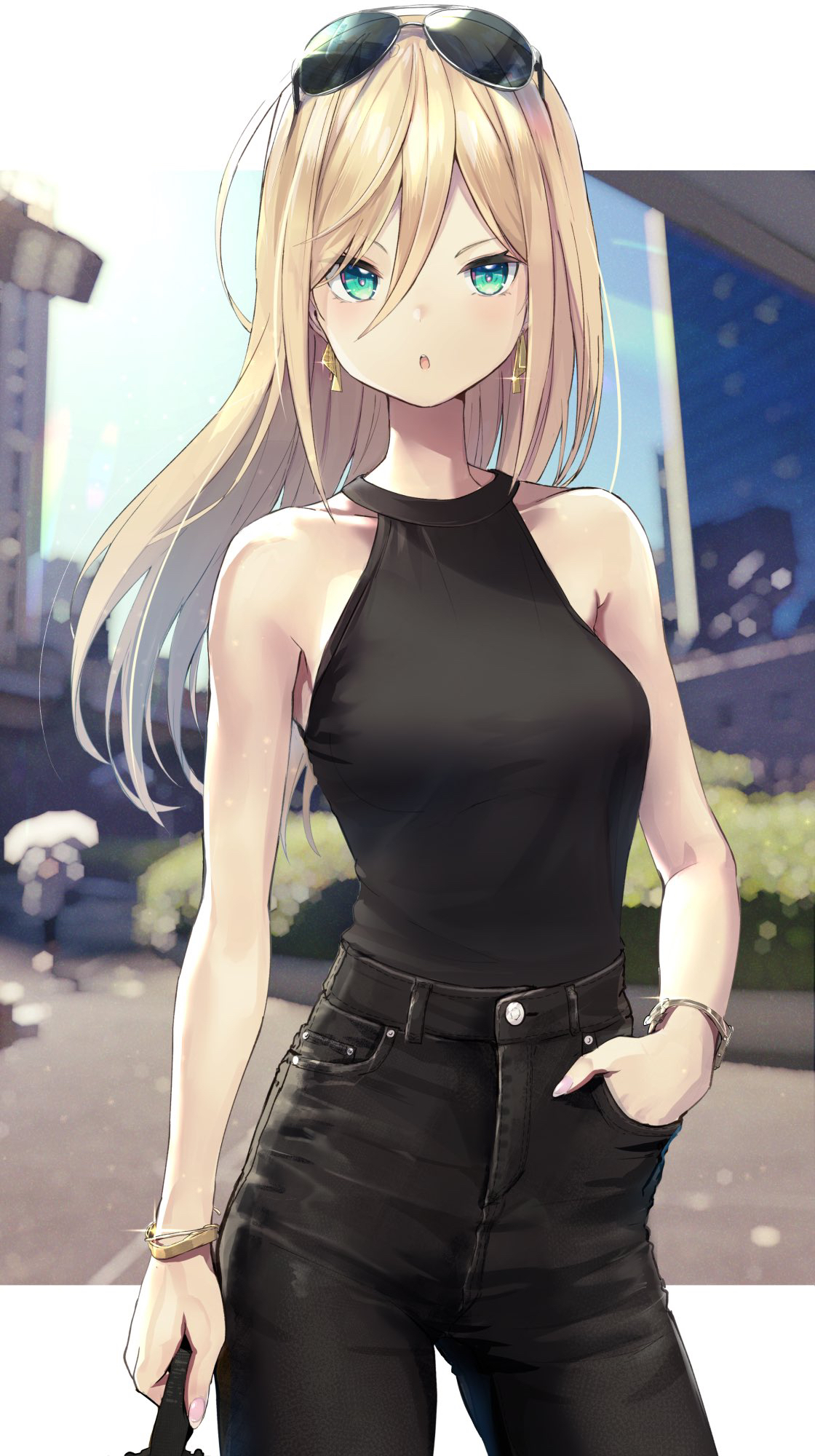 动漫｜看着观众｜动漫女孩