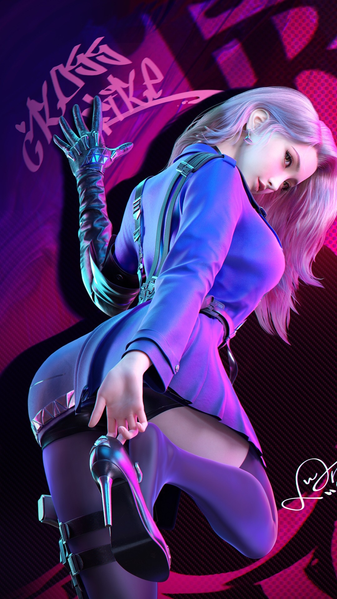 计算机图形学｜高跟鞋｜长头发