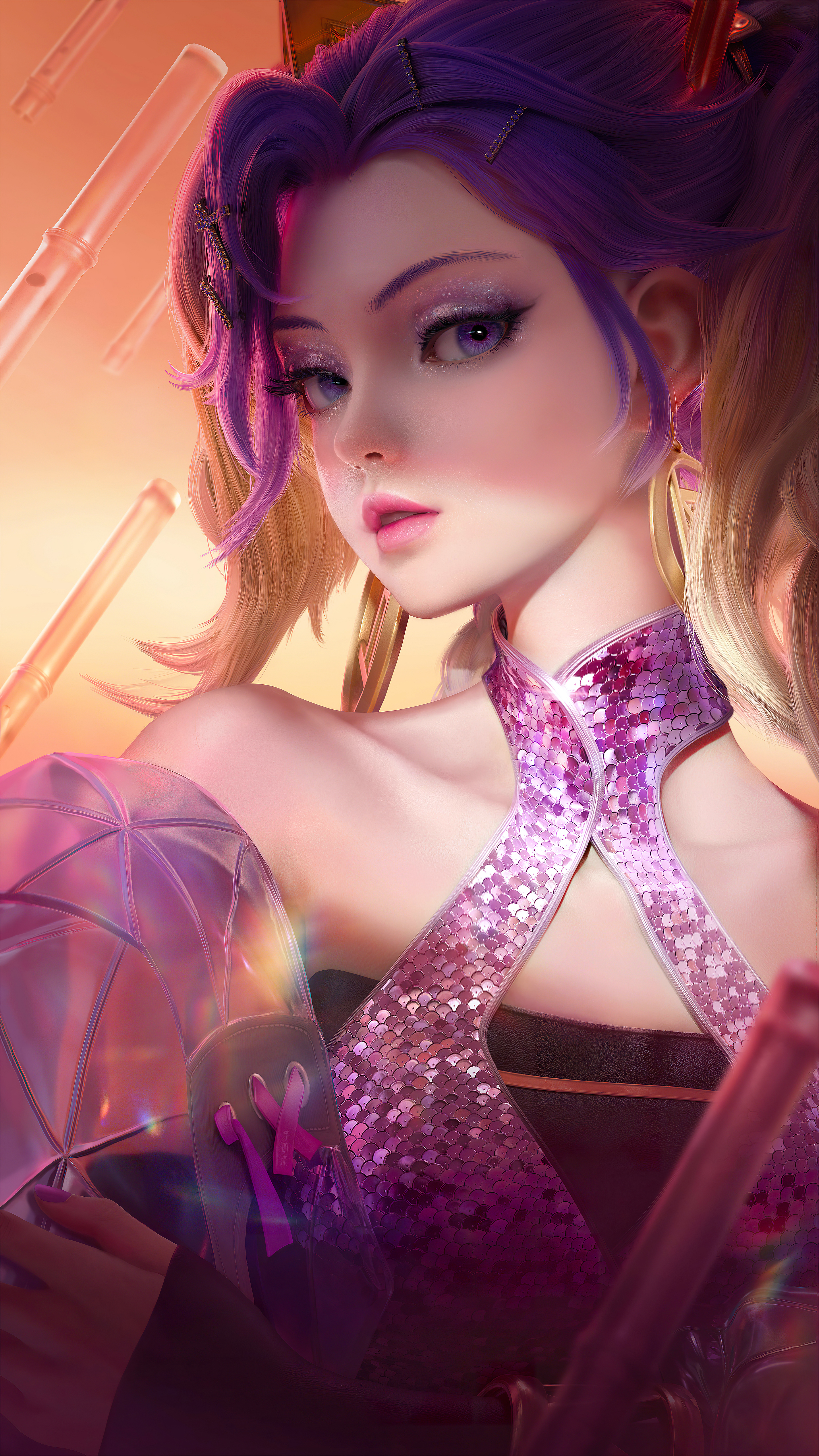 女性｜视频游戏角色｜计算机图形学