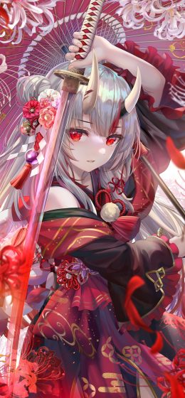 剑｜红眼睛｜动漫女孩