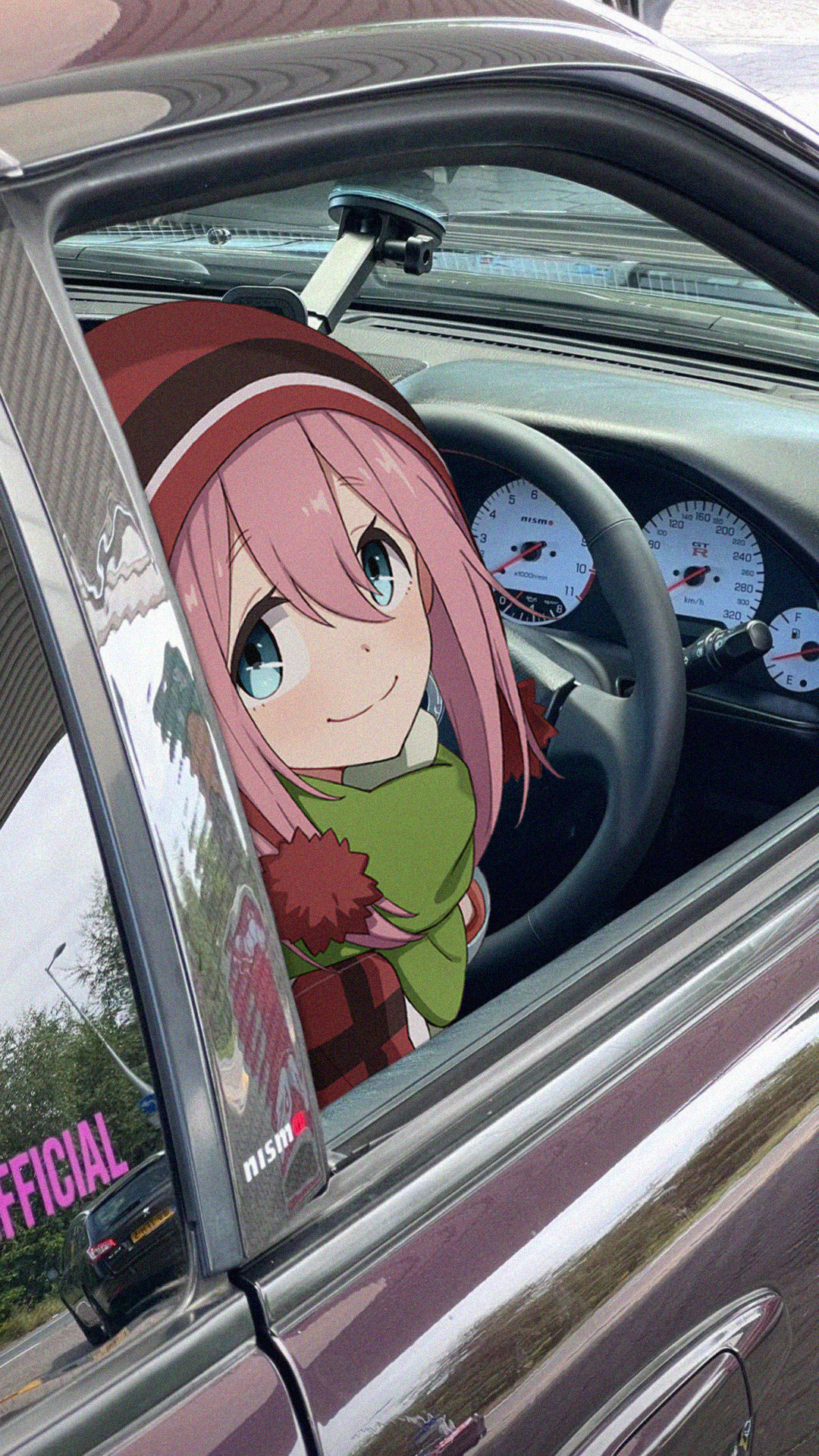 日本车｜动漫女孩｜日产天际线R34