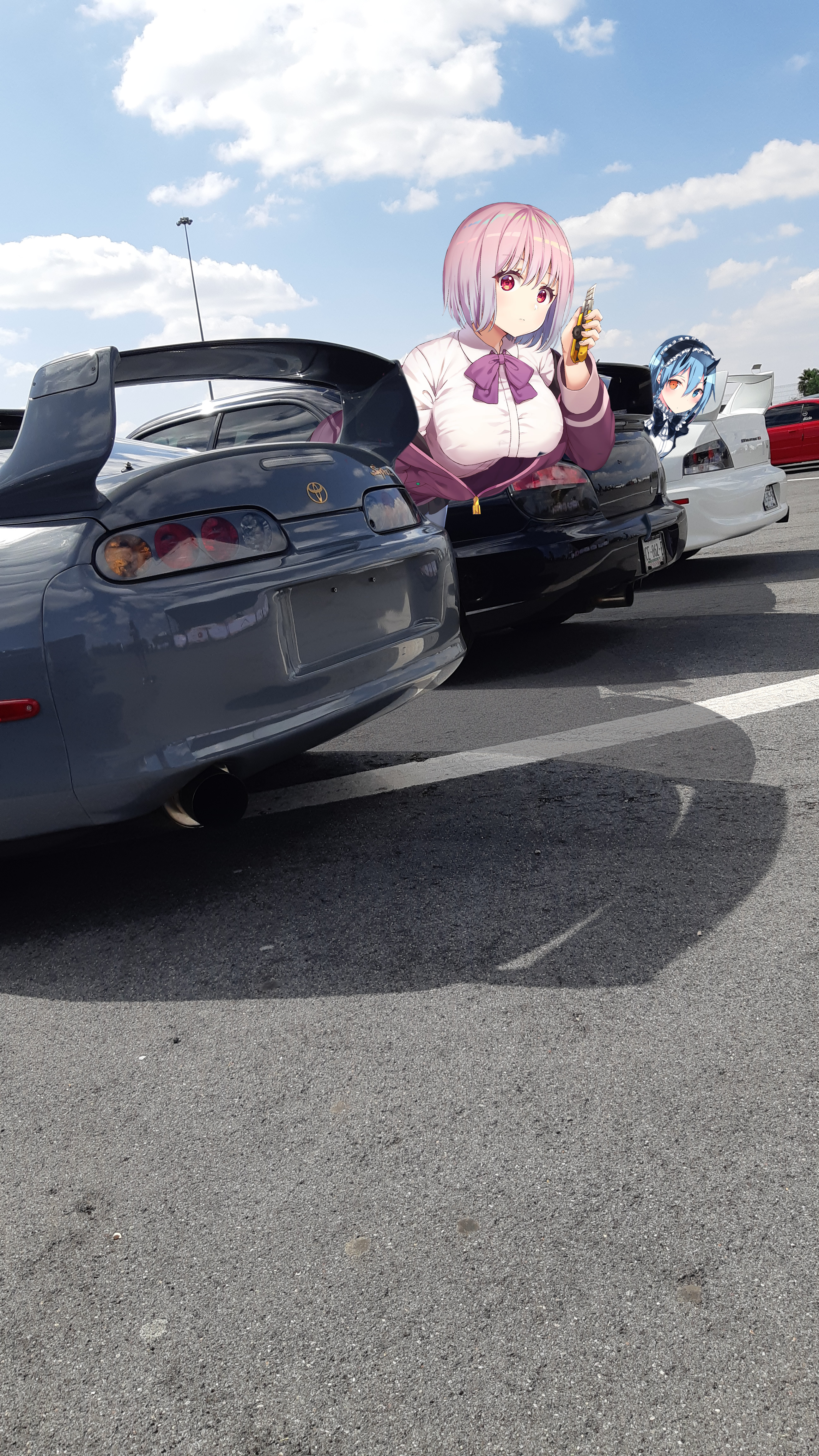 日本车｜丰田supra｜动漫女孩