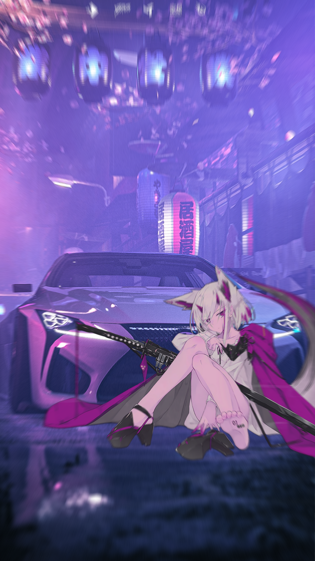 雷克萨斯LC500｜日本车｜动漫女孩