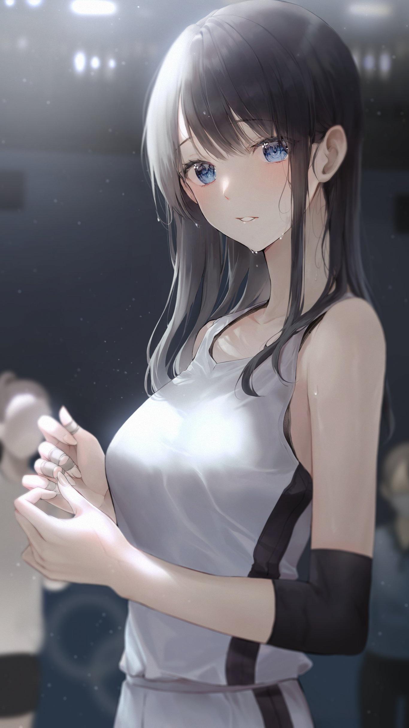 动漫｜看着观众｜动漫女孩