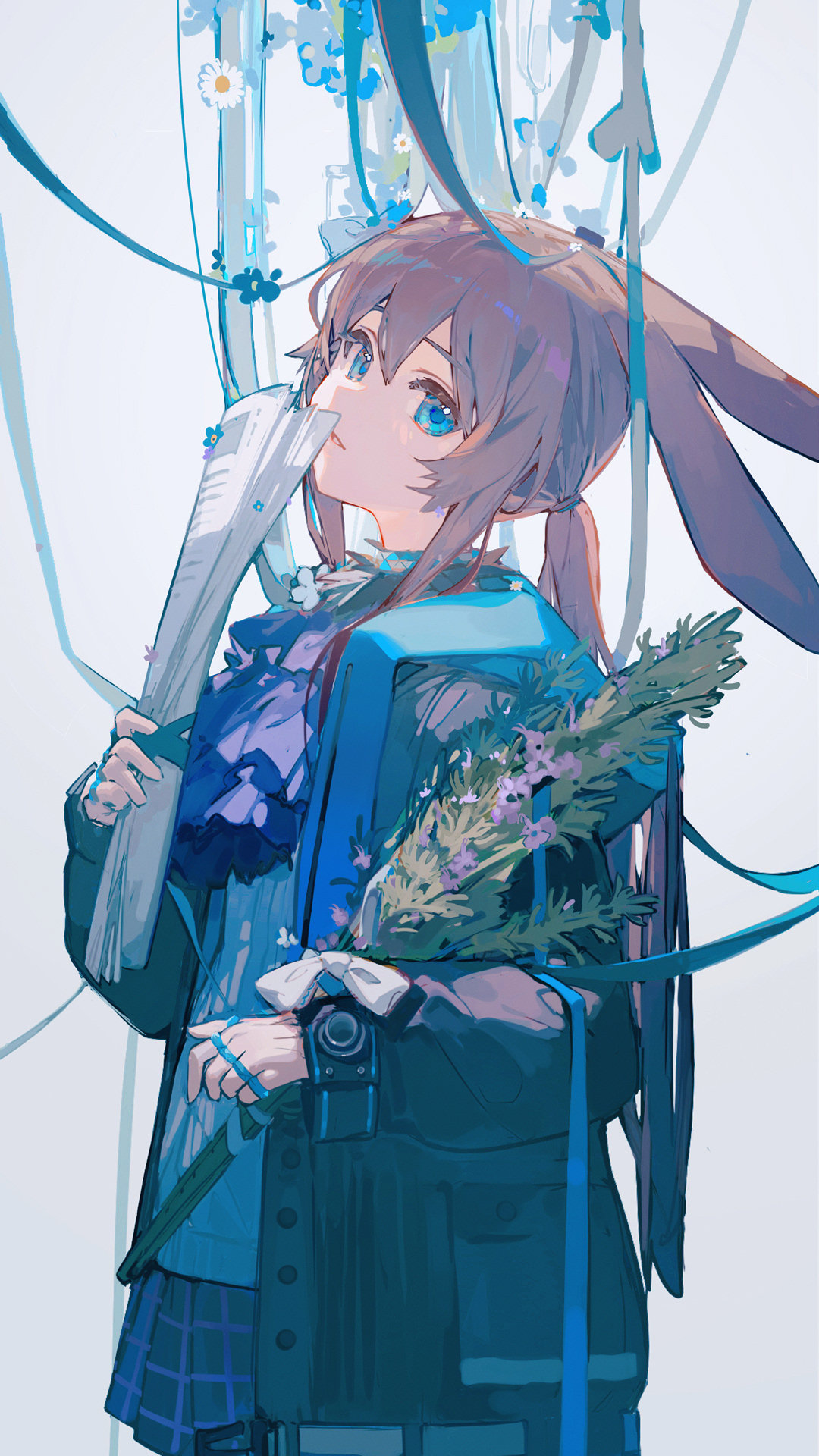 动漫女孩｜艺术品｜蓝眼睛