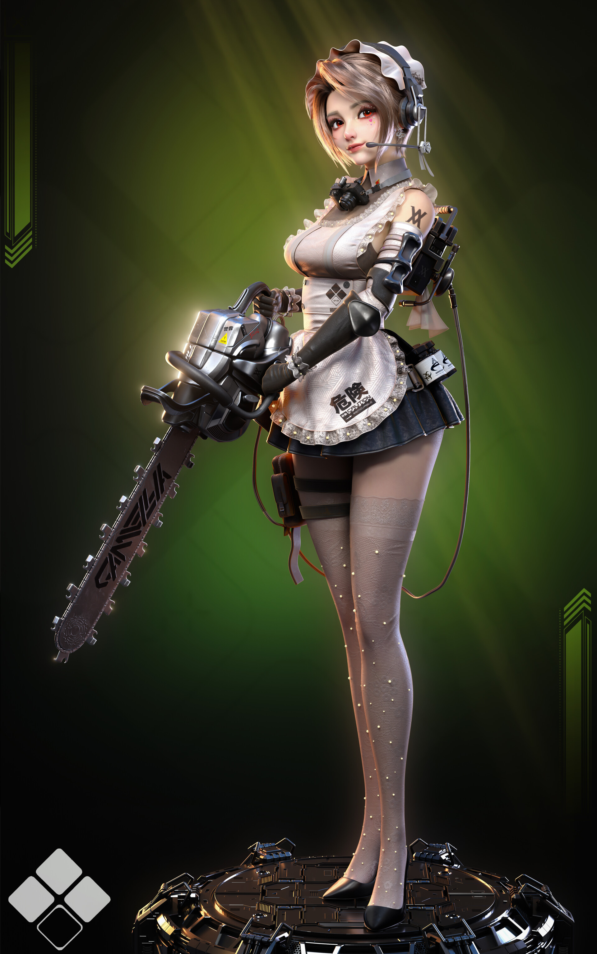 艺术品｜电锯｜女性