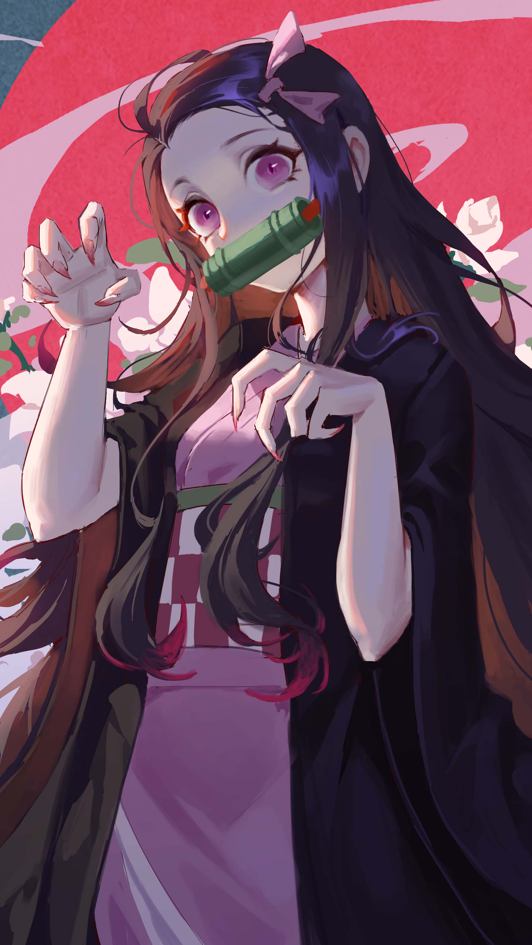 动漫｜灶门祢豆子｜动漫女孩