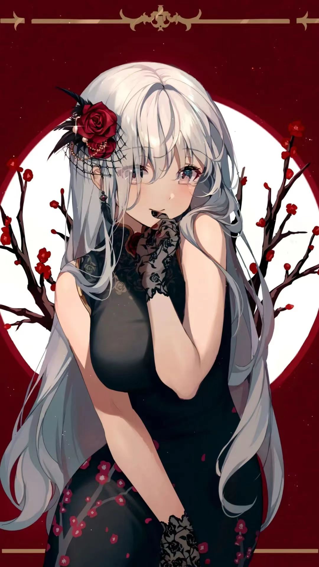 动漫女孩｜托索姆｜白头发