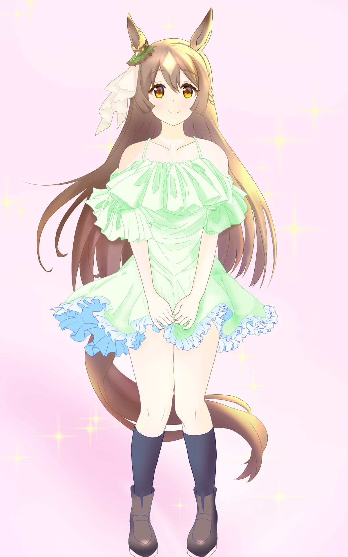 动漫｜动漫女孩｜乌玛娘漂亮德比