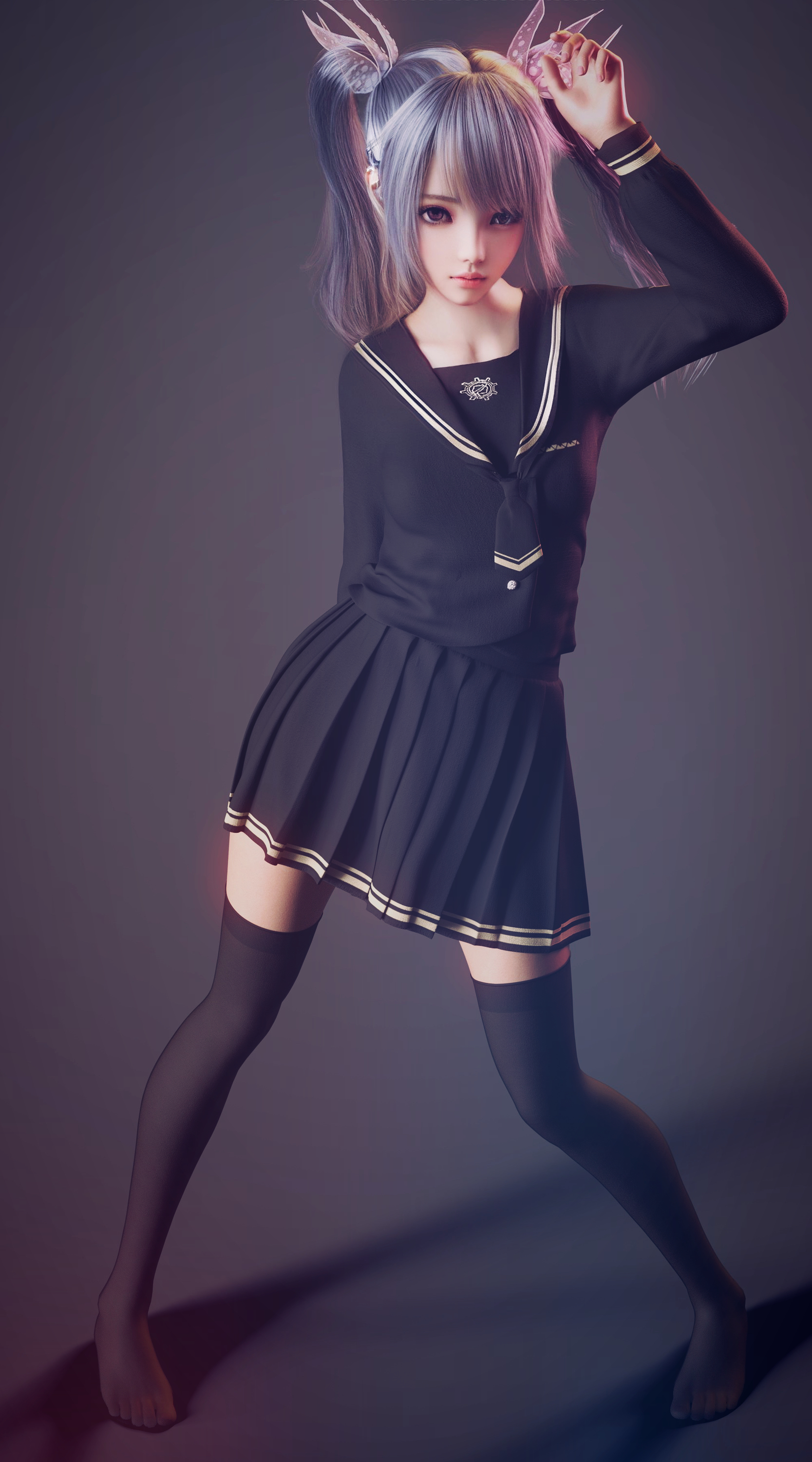 幻想女孩｜计算机图形学｜女学生