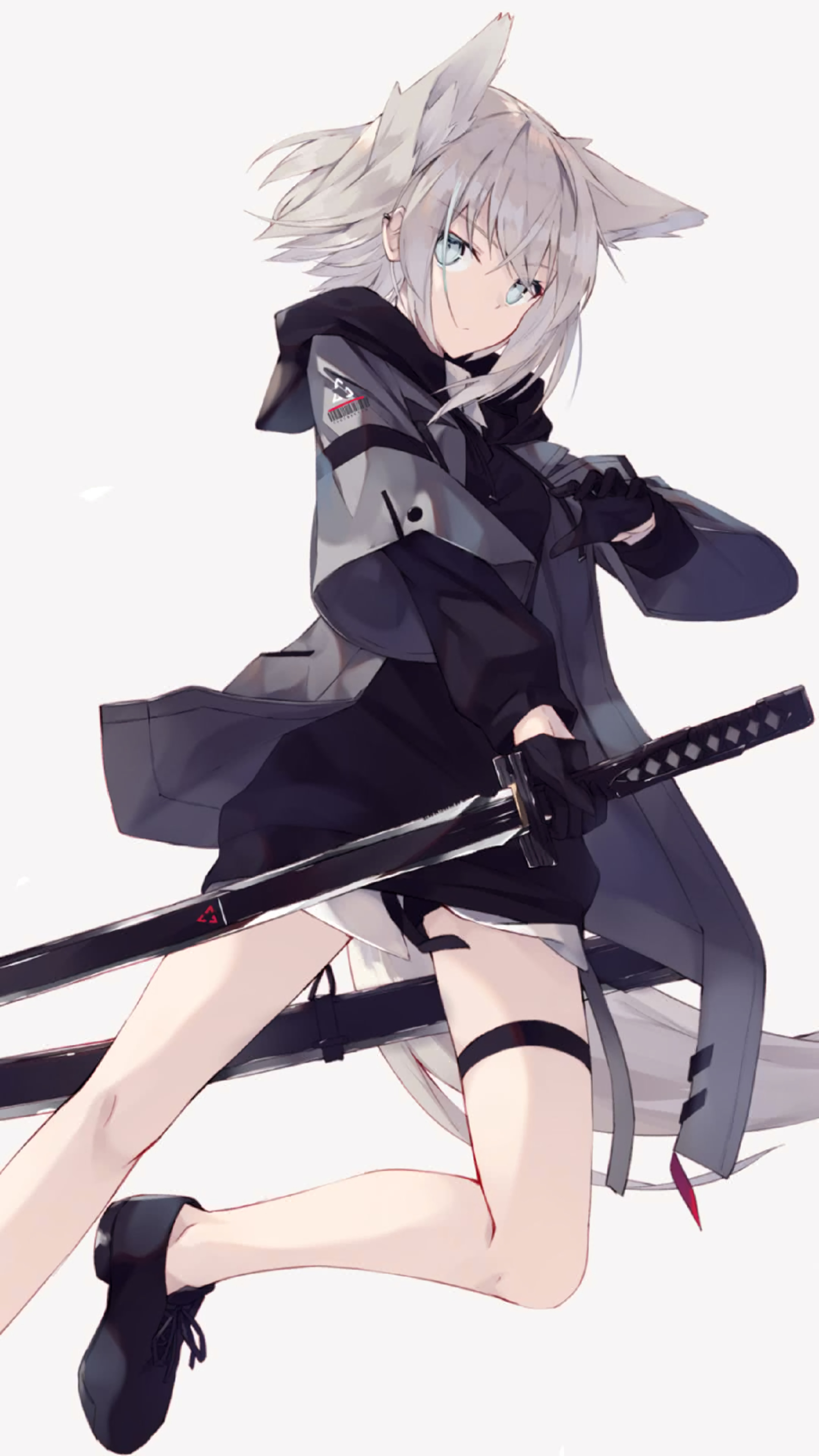 动漫｜动漫女孩｜白色背景