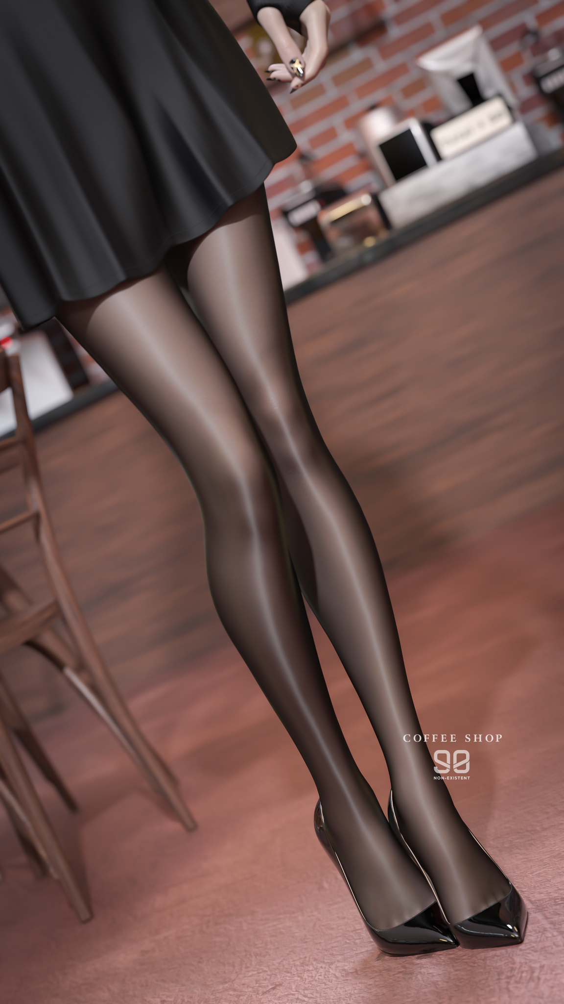 高跟鞋｜黑丝袜｜连裤袜