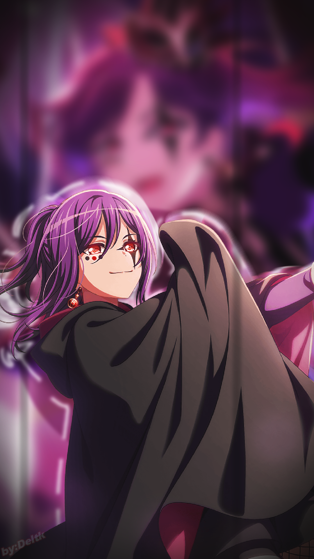 爆炸梦｜紫色头发｜红眼睛