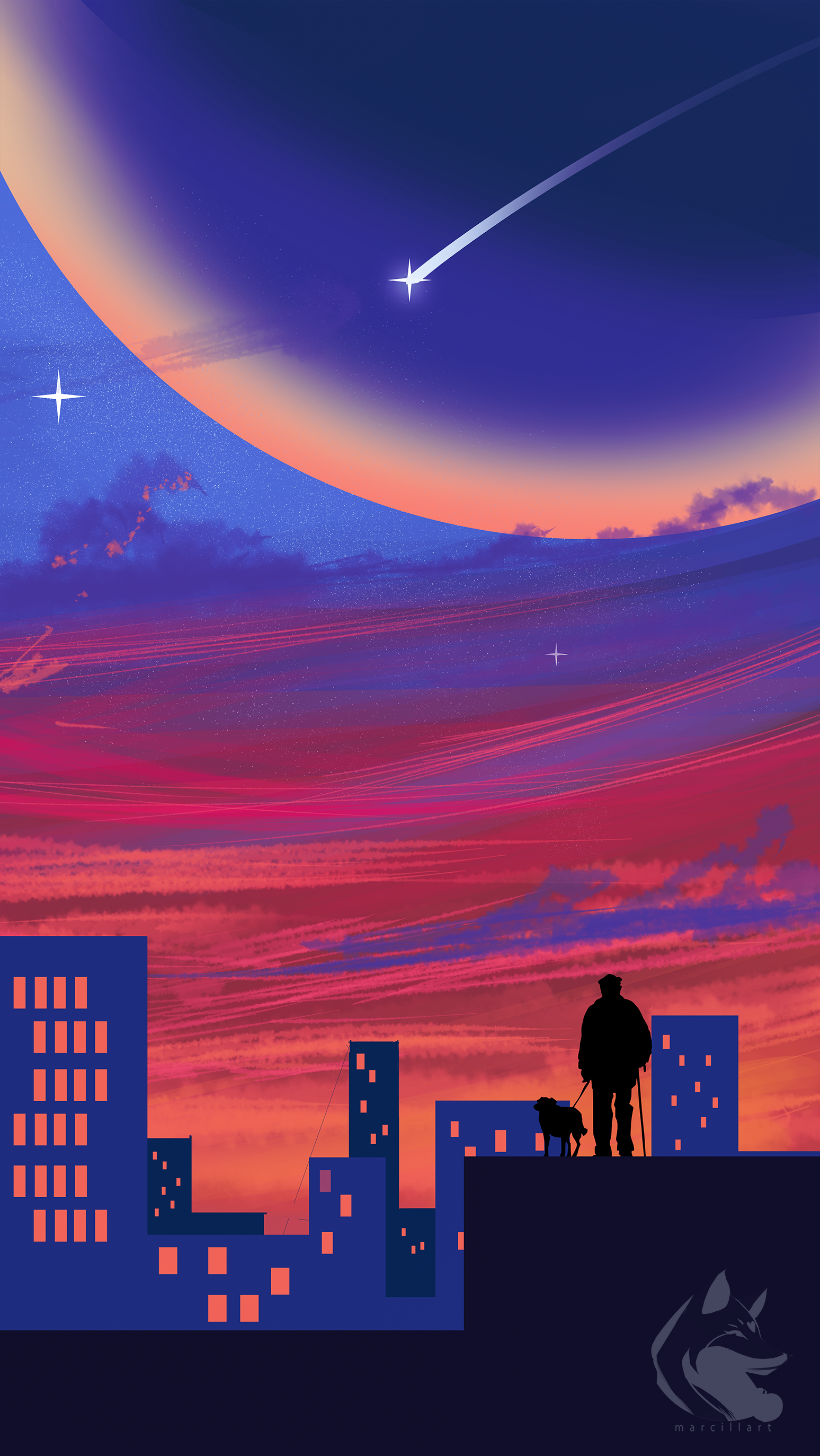 晚上｜云｜天际线