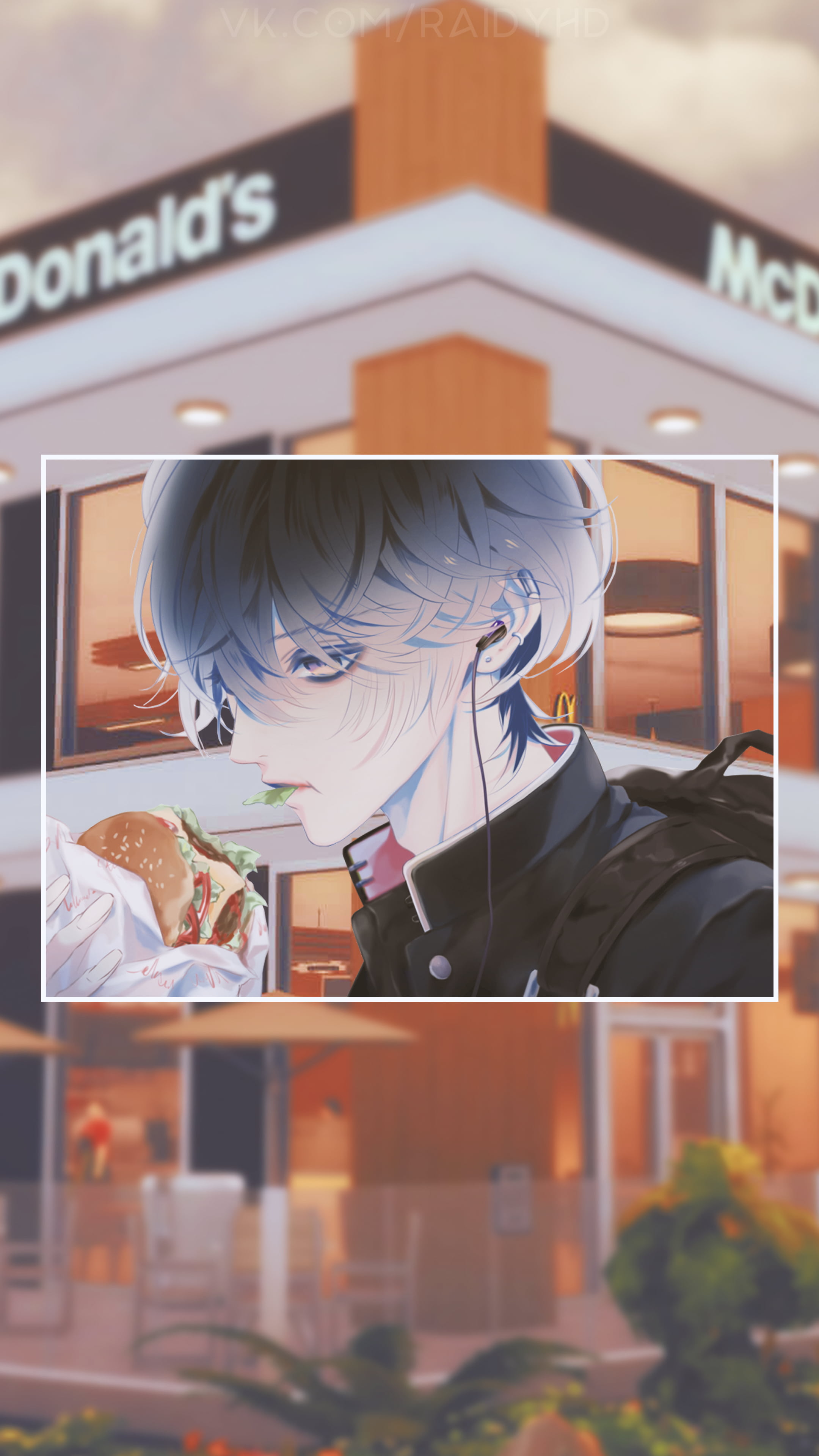 原创人物｜动漫男孩｜画中画