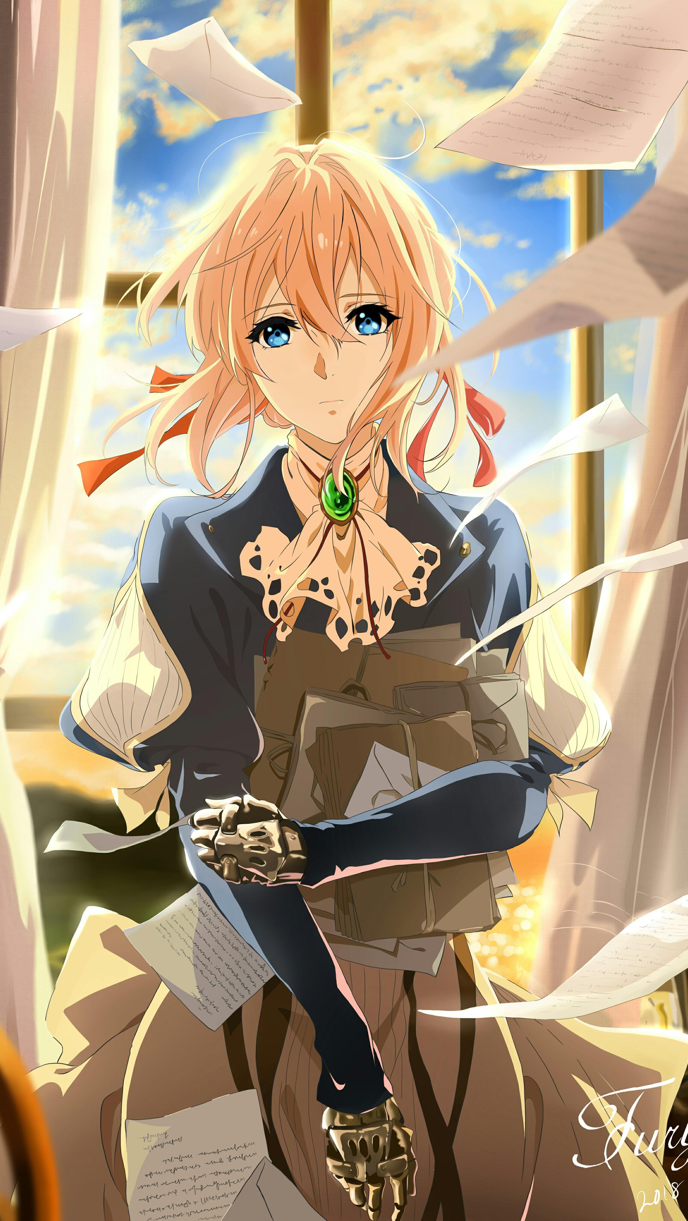 动漫女孩｜动漫｜紫罗兰永恒花园