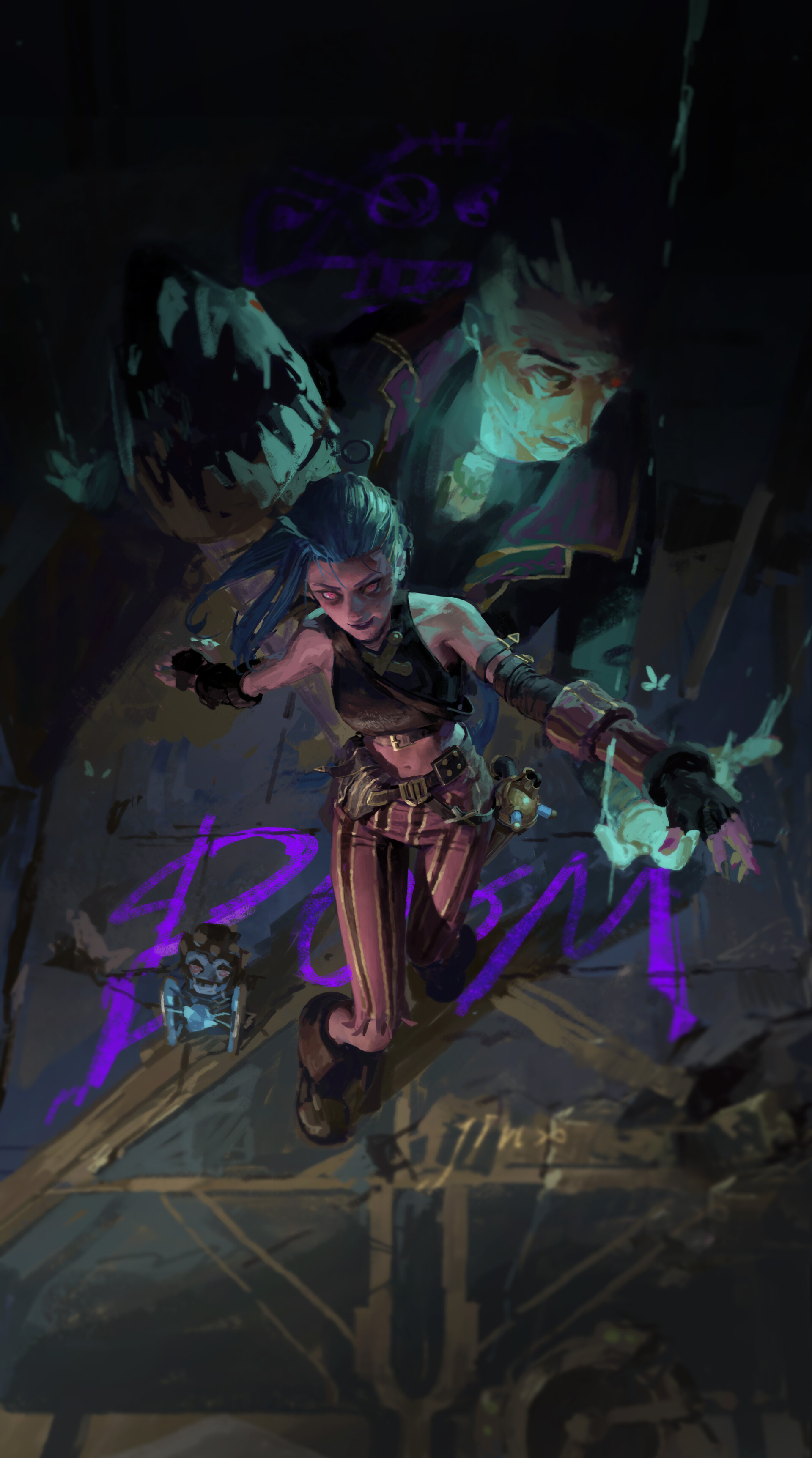 英雄联盟｜英雄联盟金克斯｜坚持艺术家