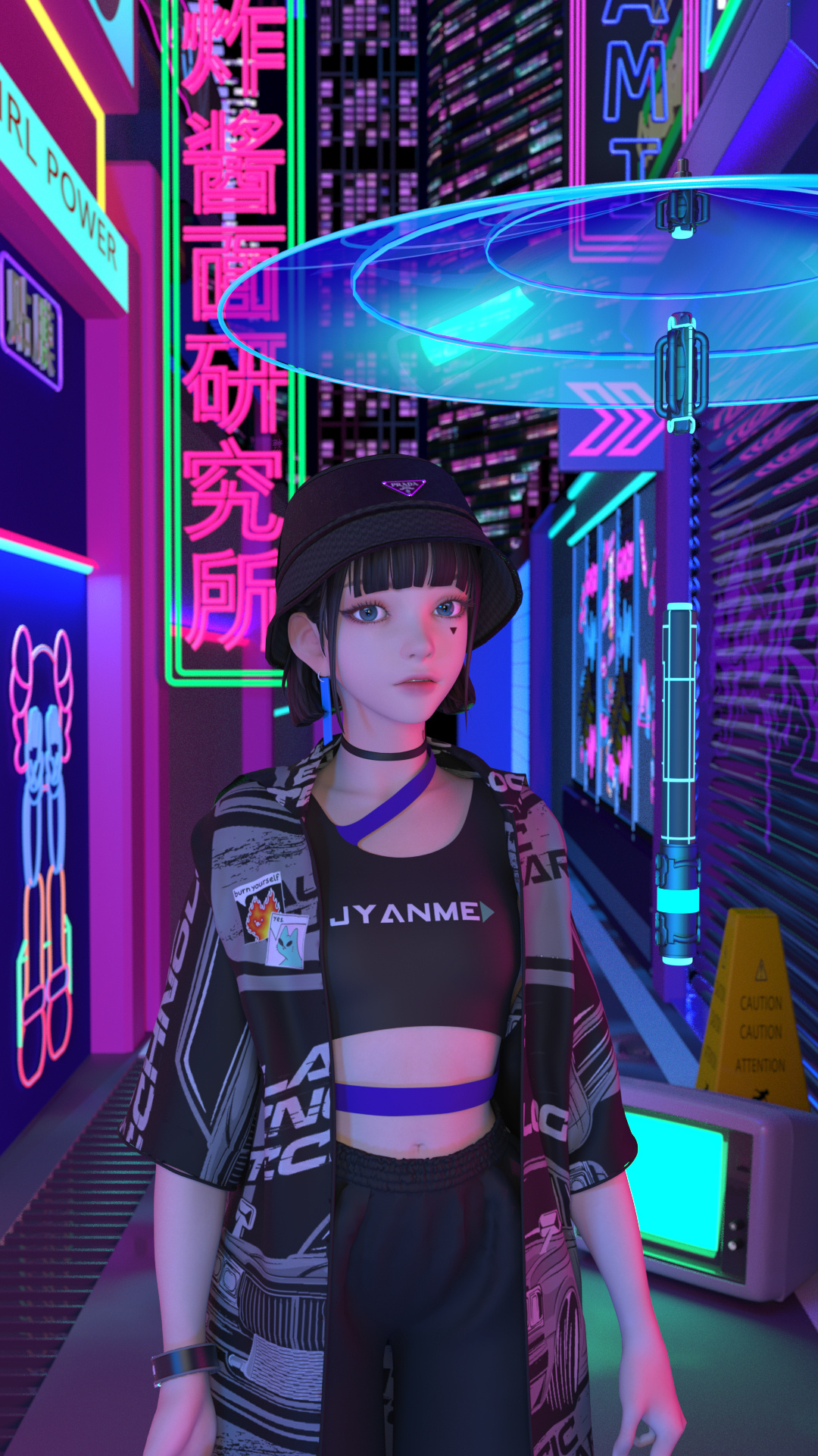 动漫女孩｜帽子｜女性