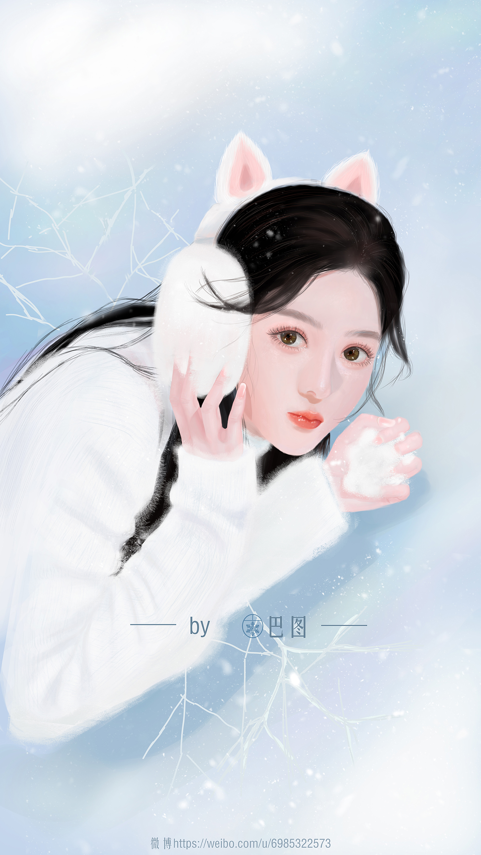 女性｜雪｜一般的