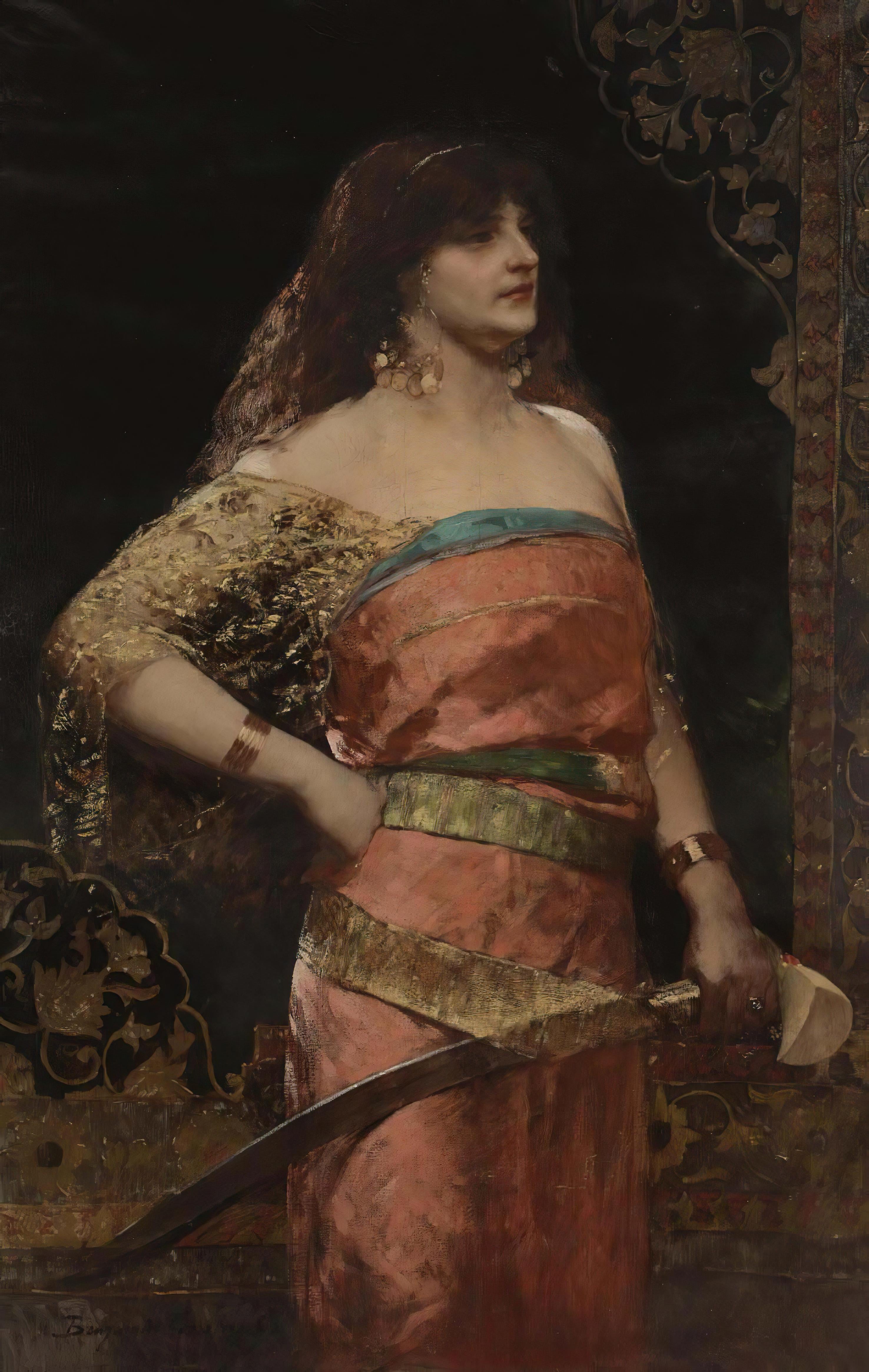 女性｜艺术品｜剑