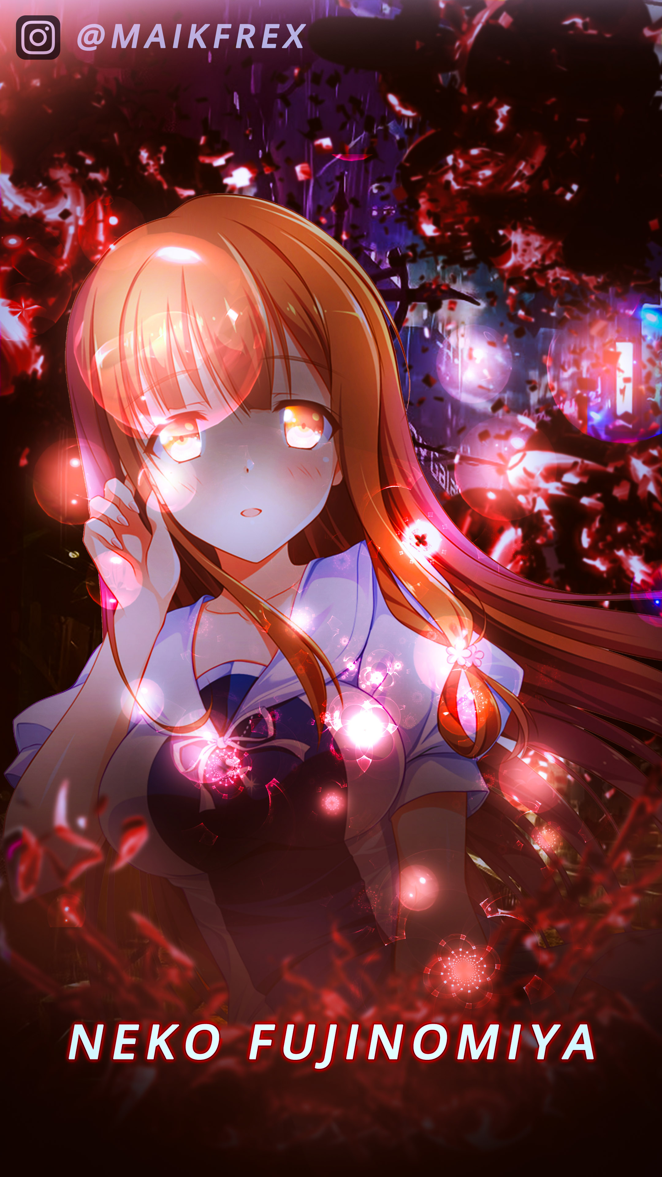 微笑着｜动漫｜动漫女孩