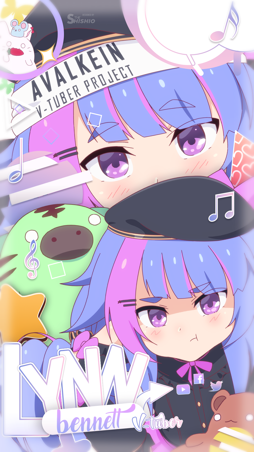 形状｜林恩·贝内特｜虚拟YouTuber