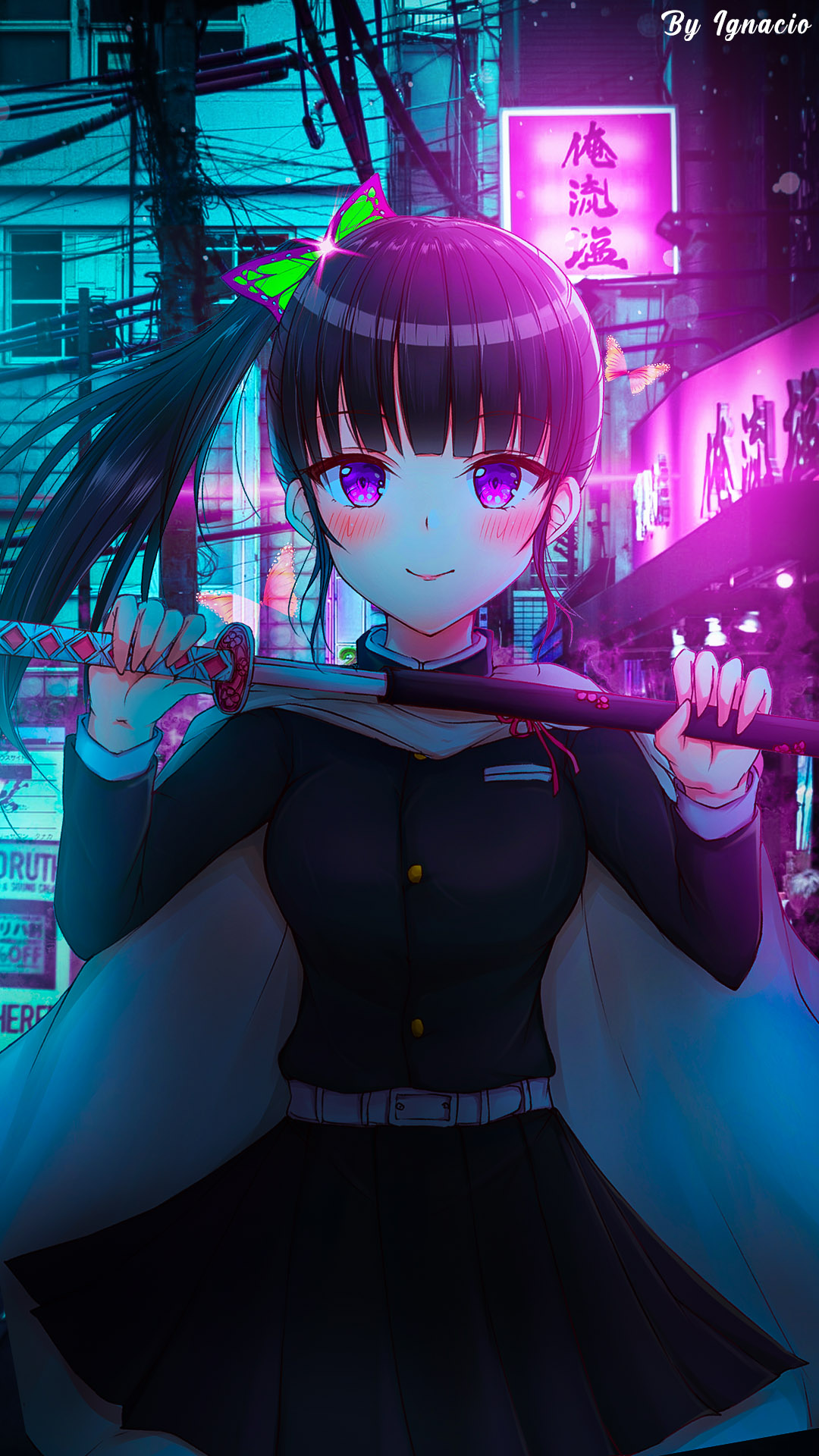 鬼灭之刃｜动漫女孩｜金尾结百合