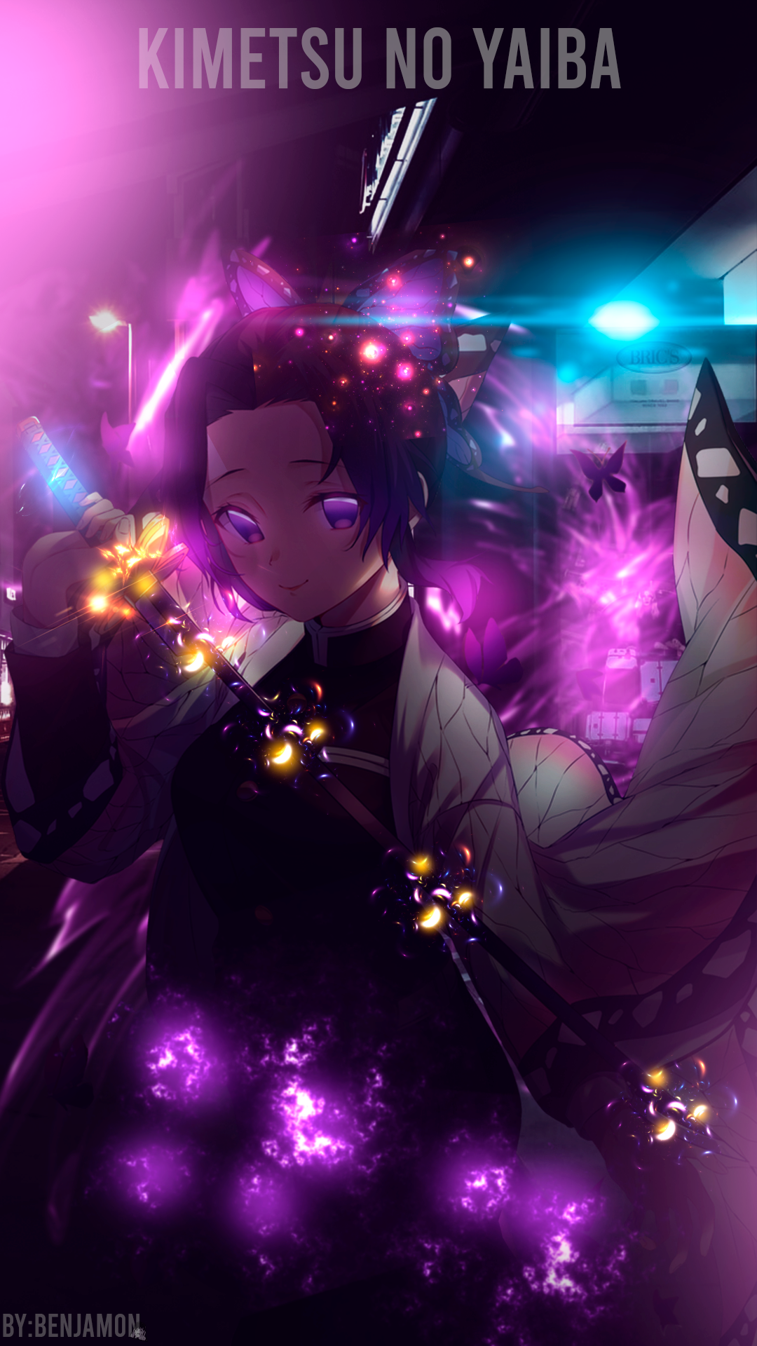 动漫女孩｜紫色的眼睛｜动漫