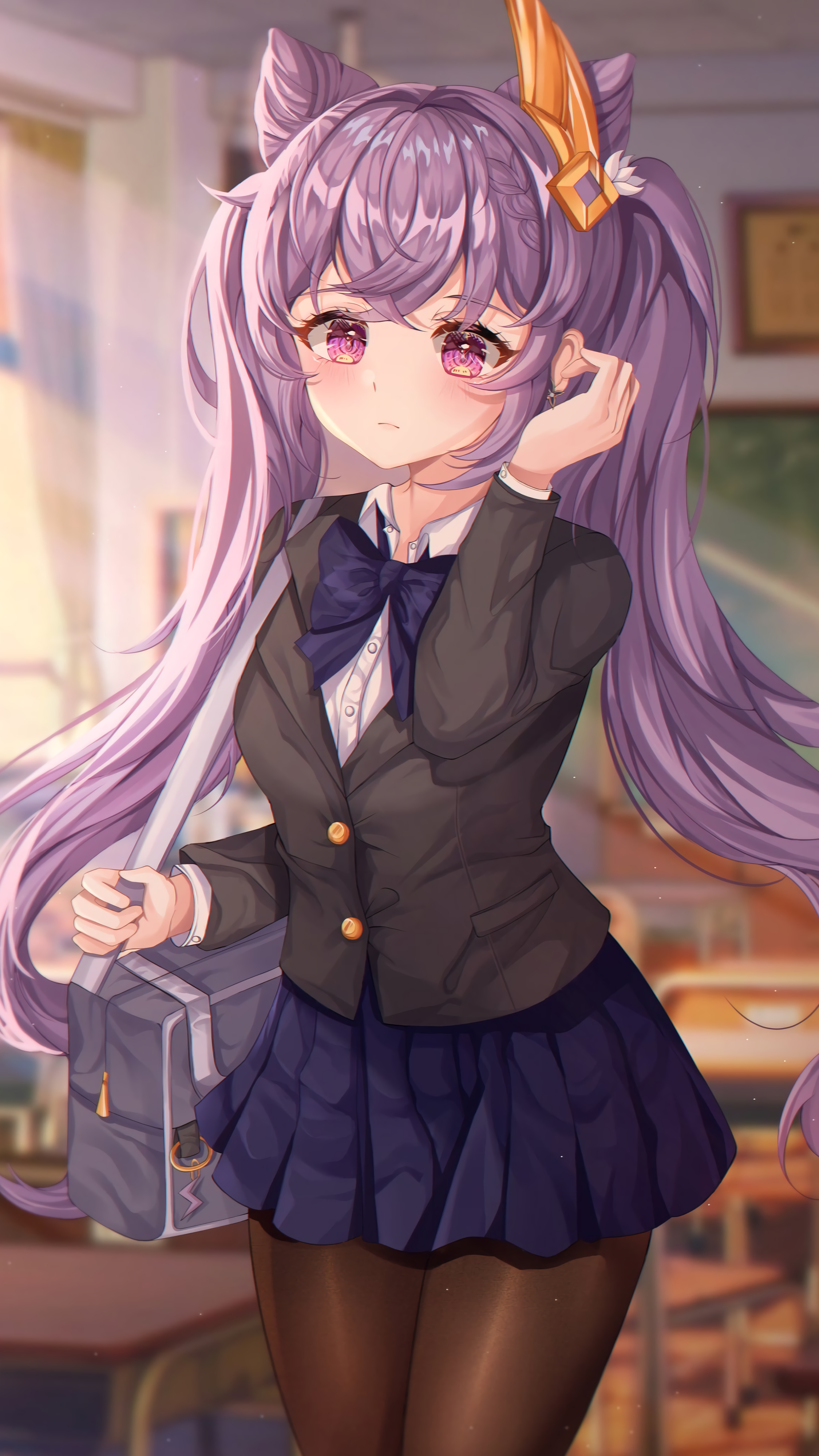 克庆原神冲击｜动漫女孩｜校服