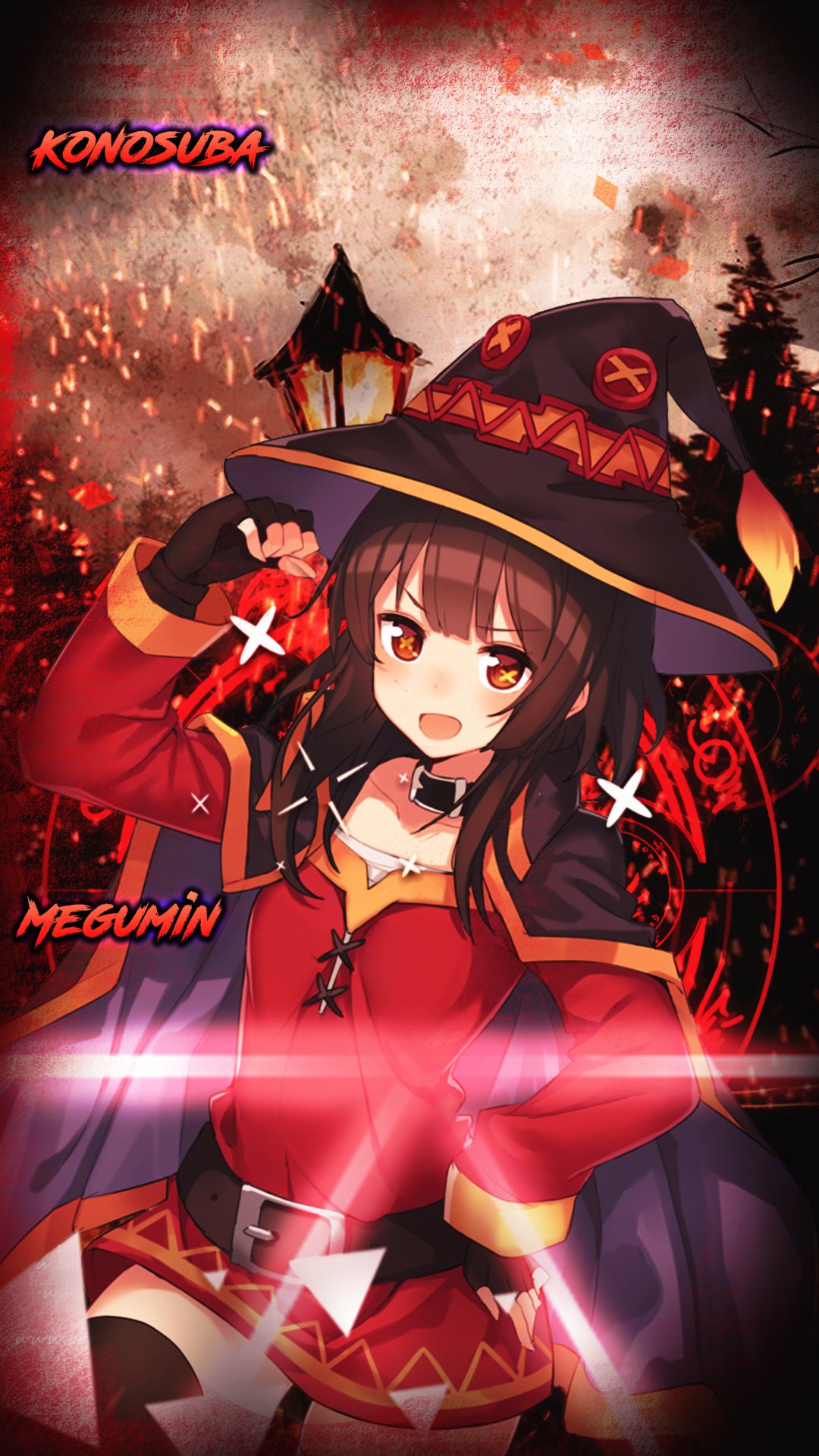 动漫｜河野·subarashii世界你宿福我｜画中画