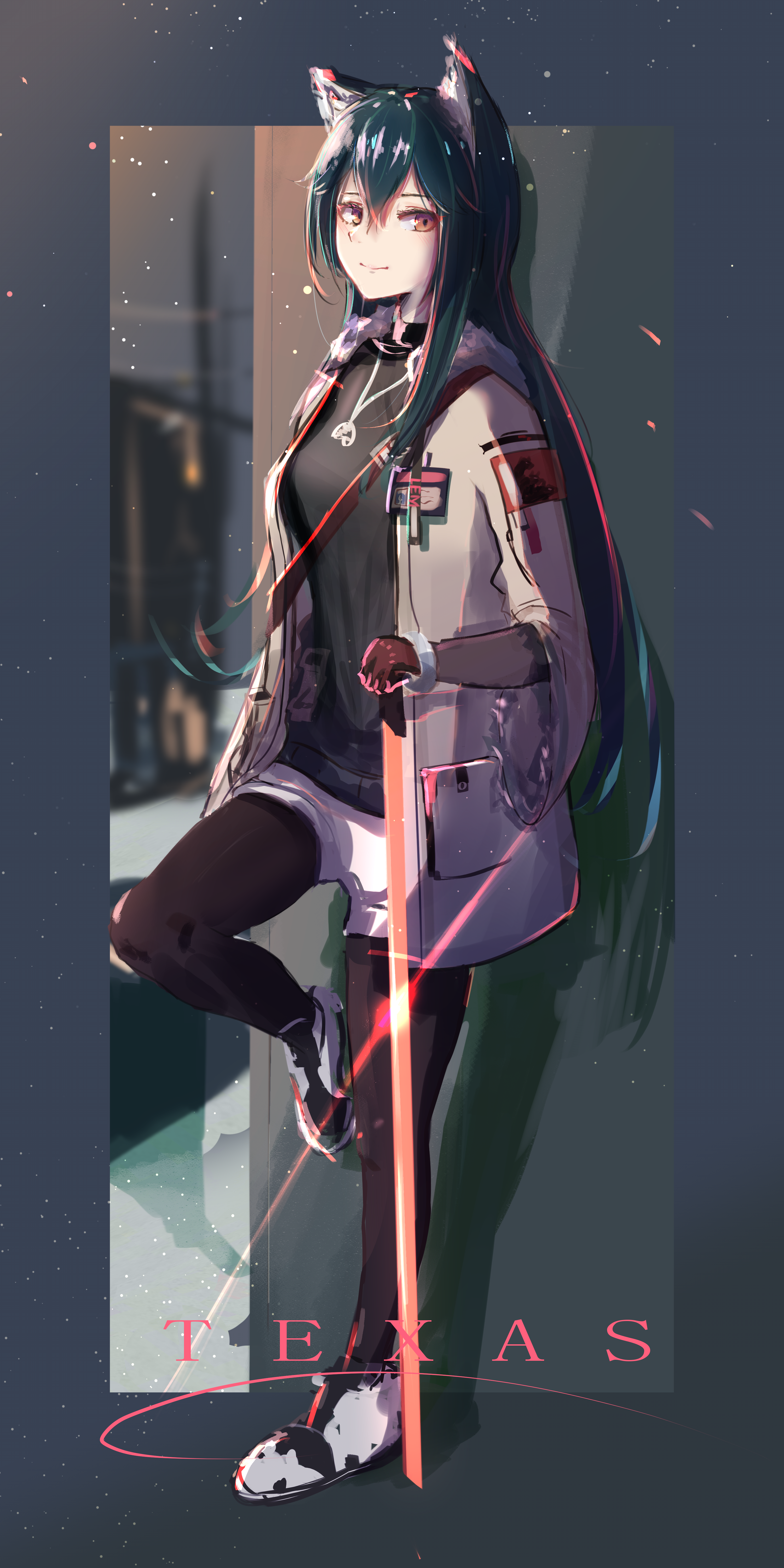 方舟之夜｜动漫女孩｜德克萨斯明日方舟