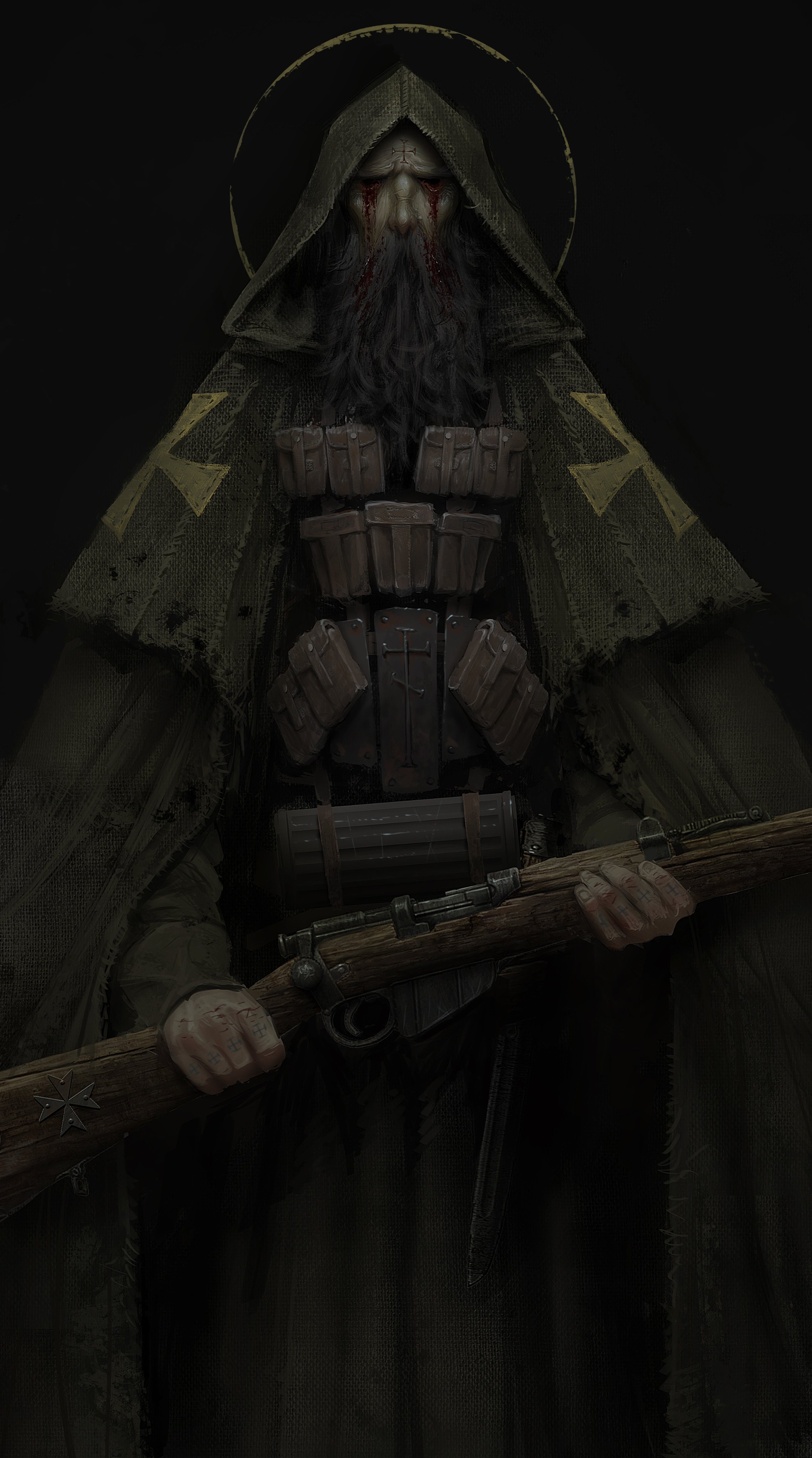 迈克·弗兰奇纳｜艺术品｜暗色