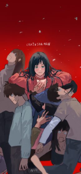 动漫女孩｜正面图｜电锯人