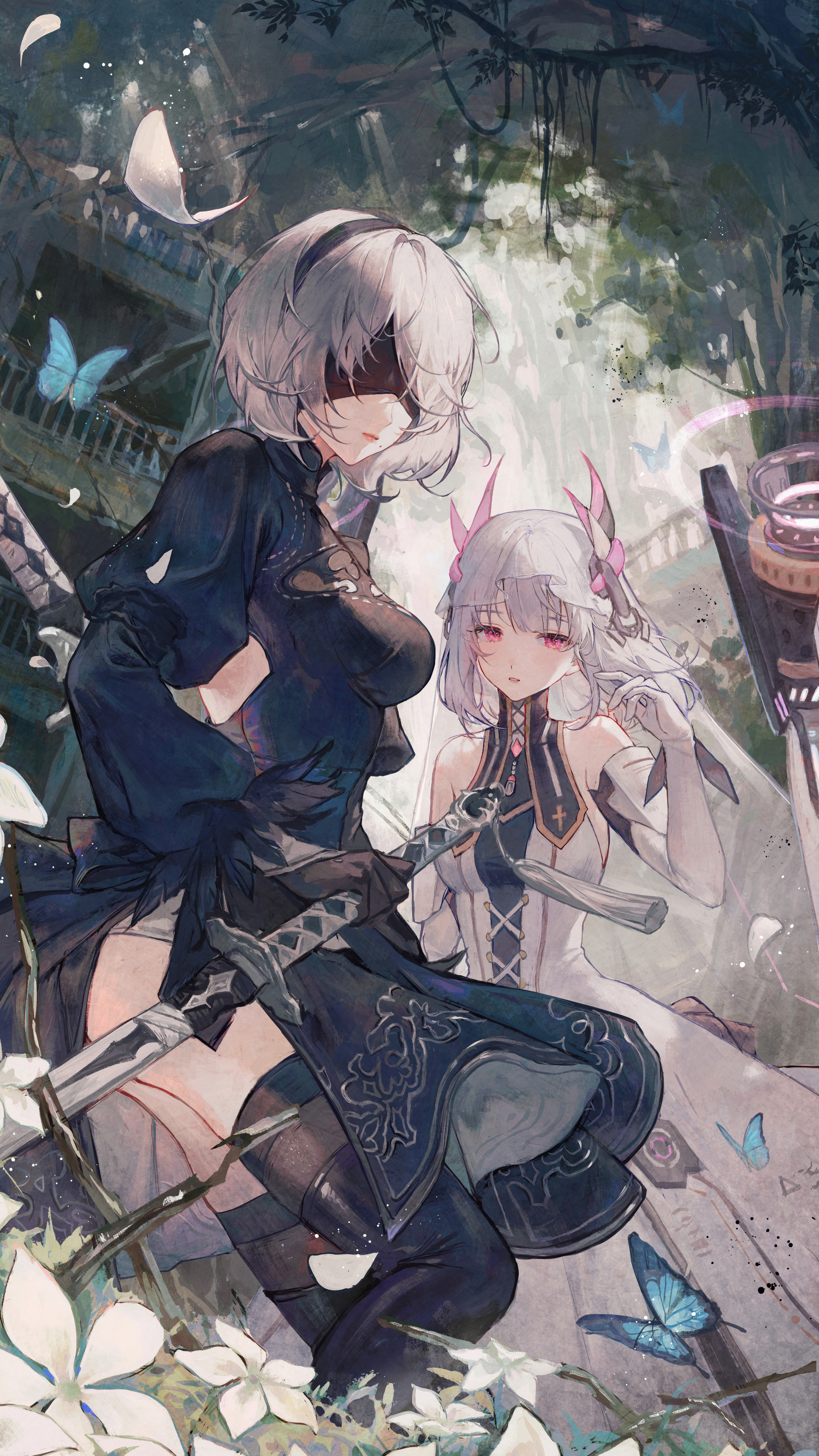 视频游戏艺术｜尼尔自动机｜抹茶